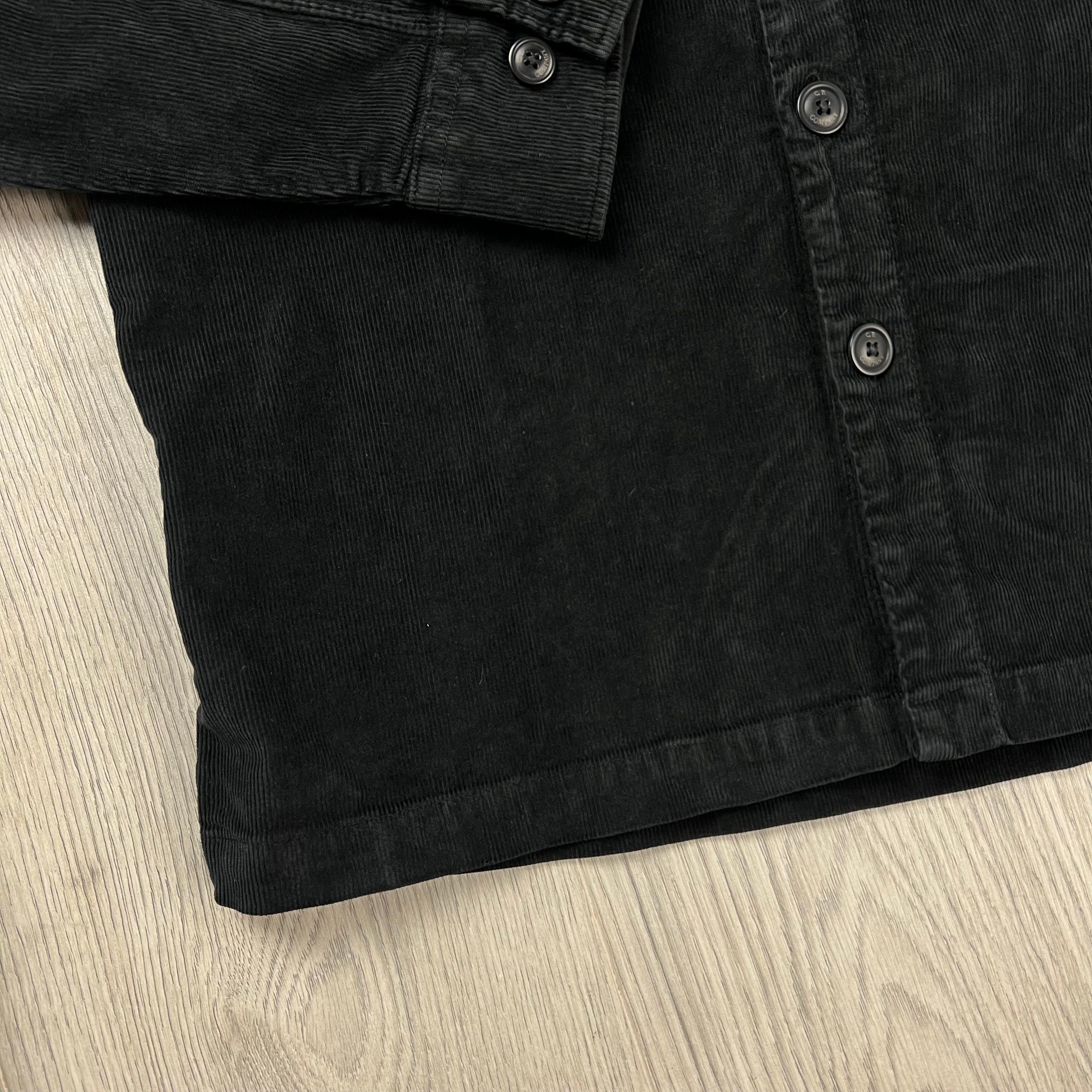 CP Company Corduroy Overshirt - Black