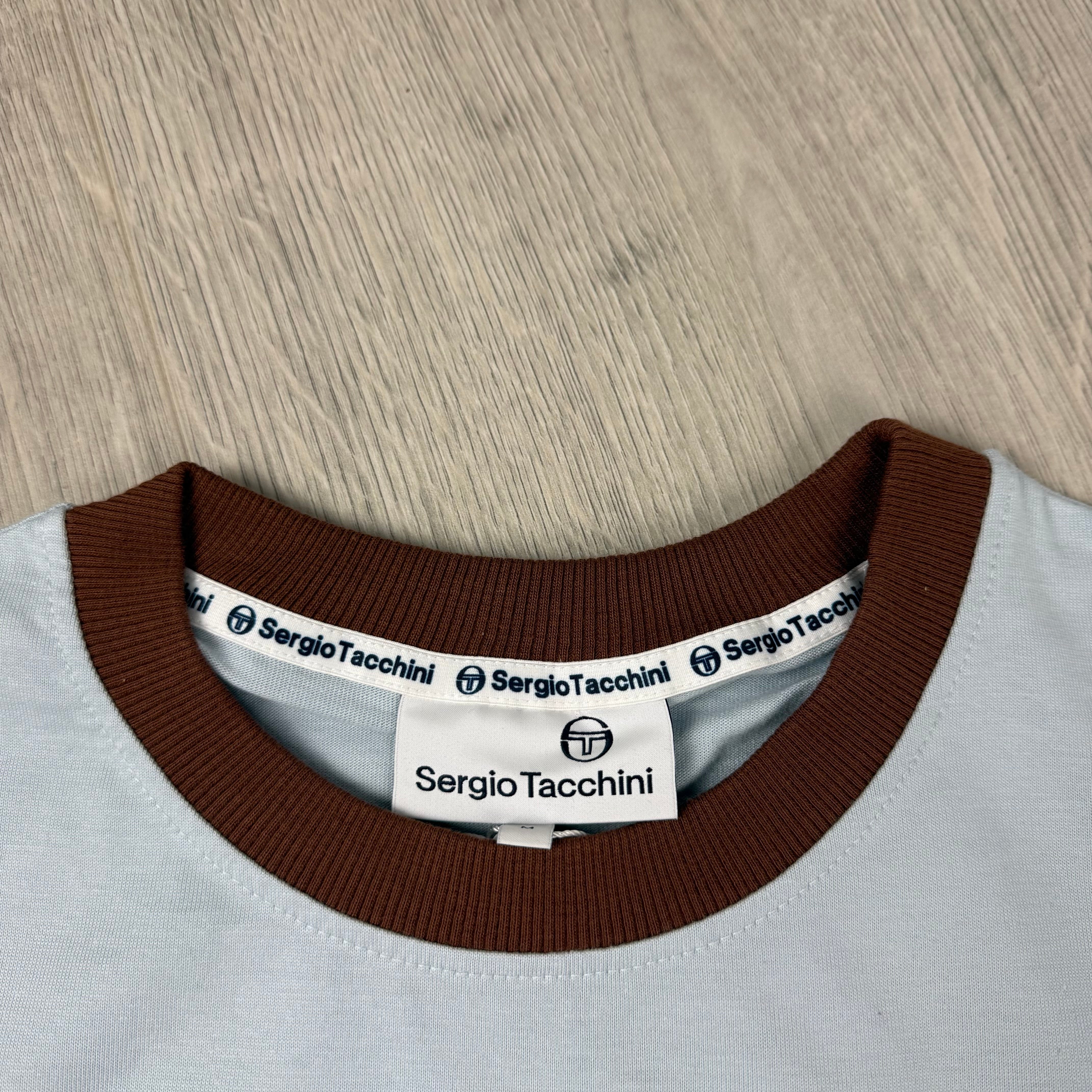 Sergio Tacchini 'Masters' T-Shirt - Baby Blue
