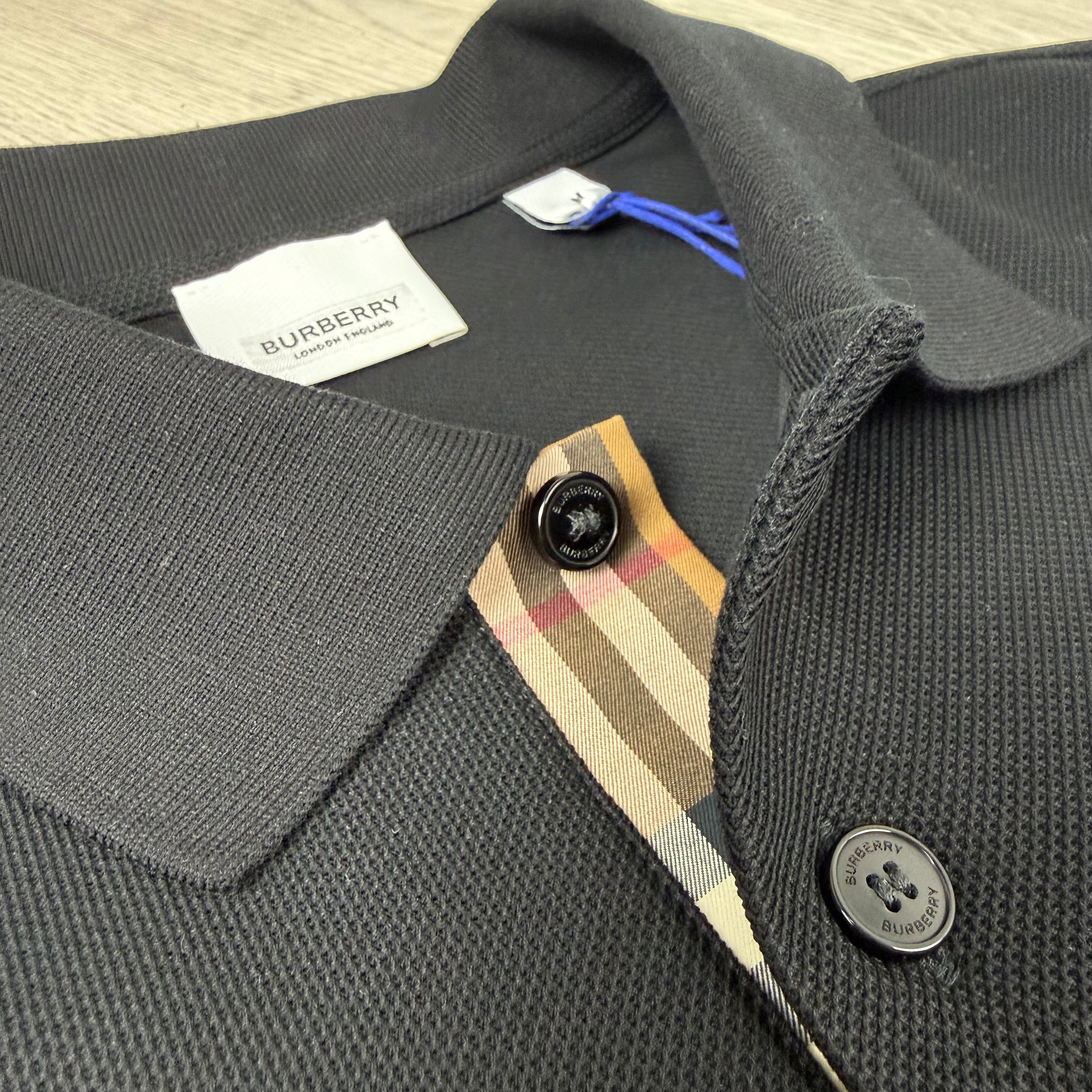 Burberry 'Hartford' Polo Shirt - Black