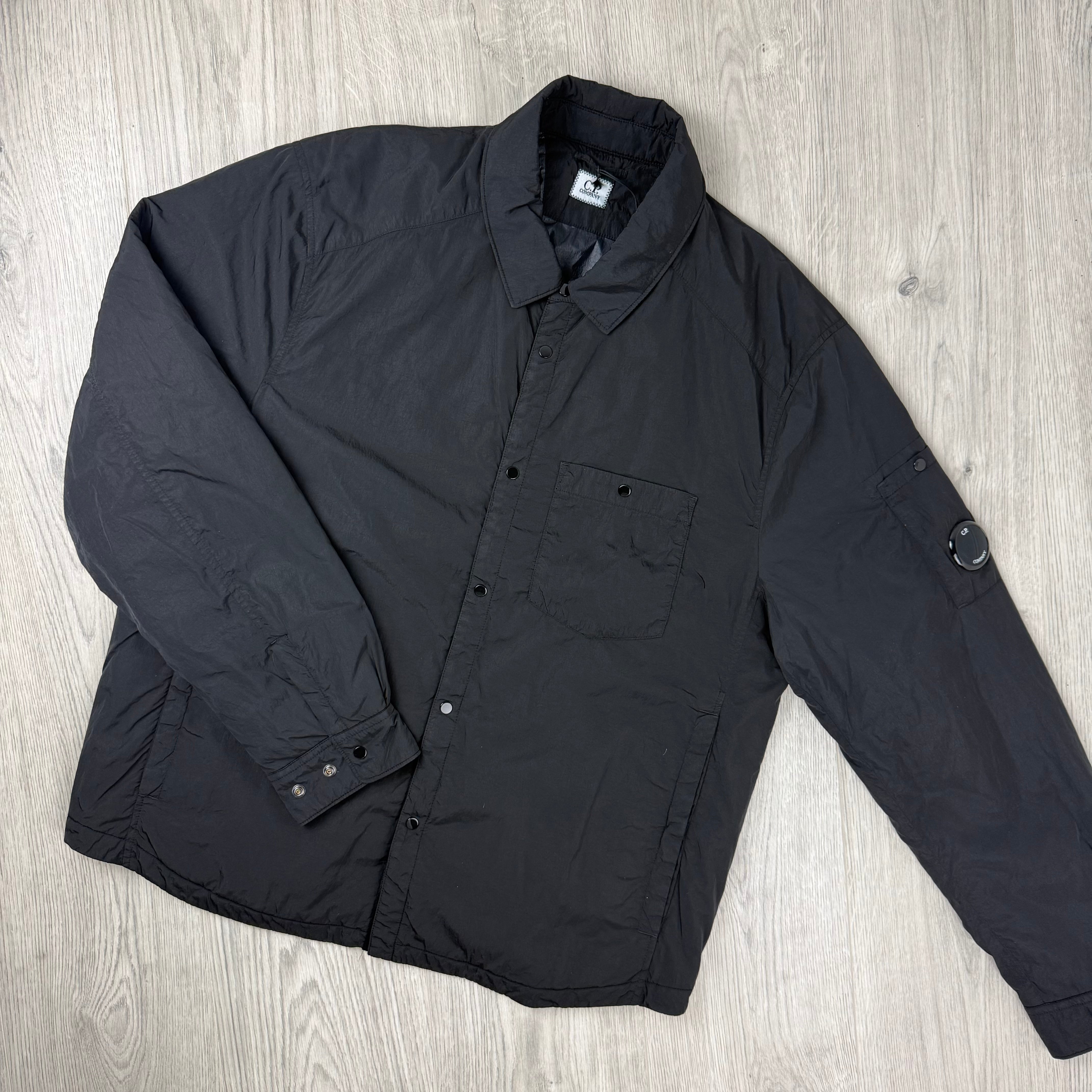 CP Company Chrome Padded Overshirt - Black