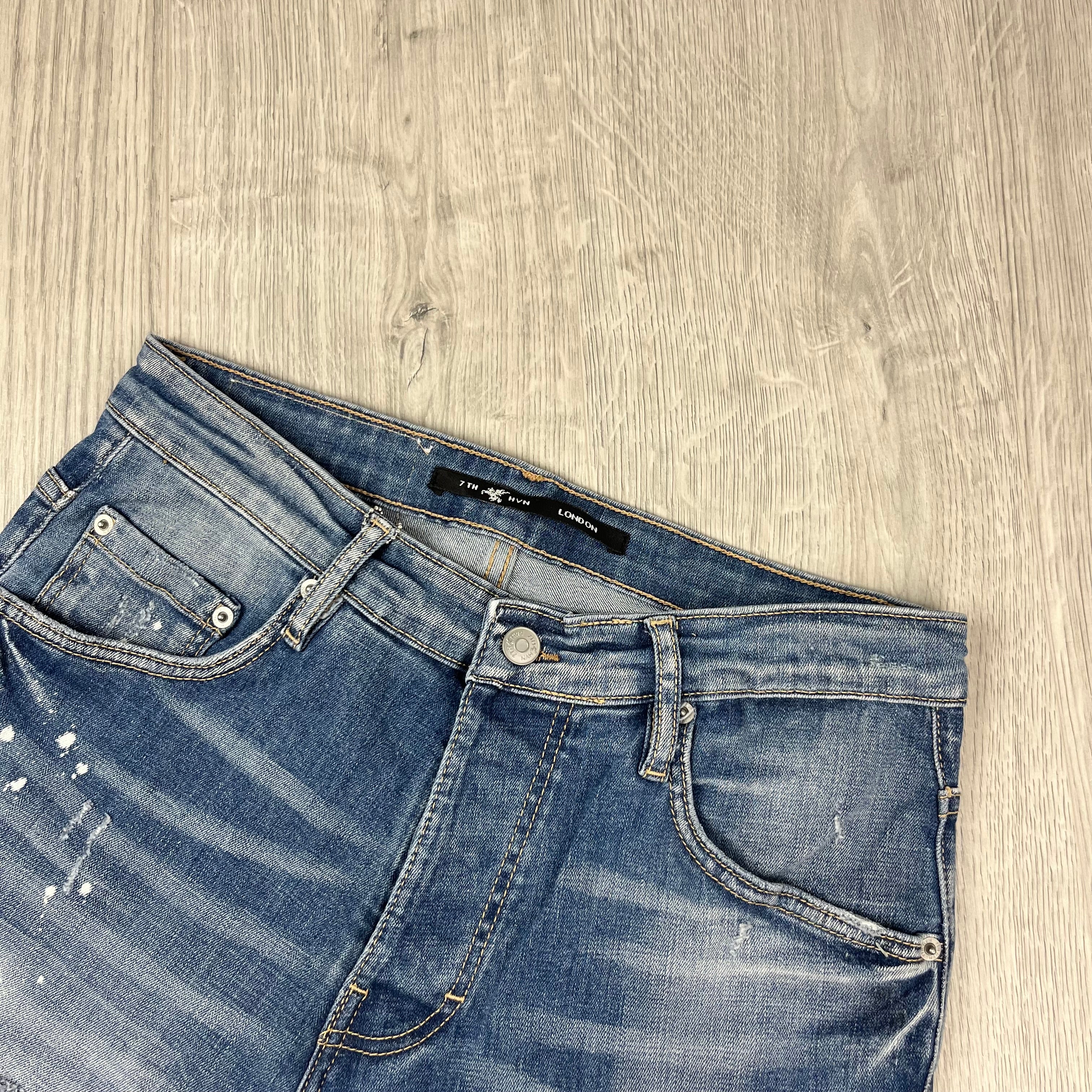 7TH HVN Slim Jeans - Blue