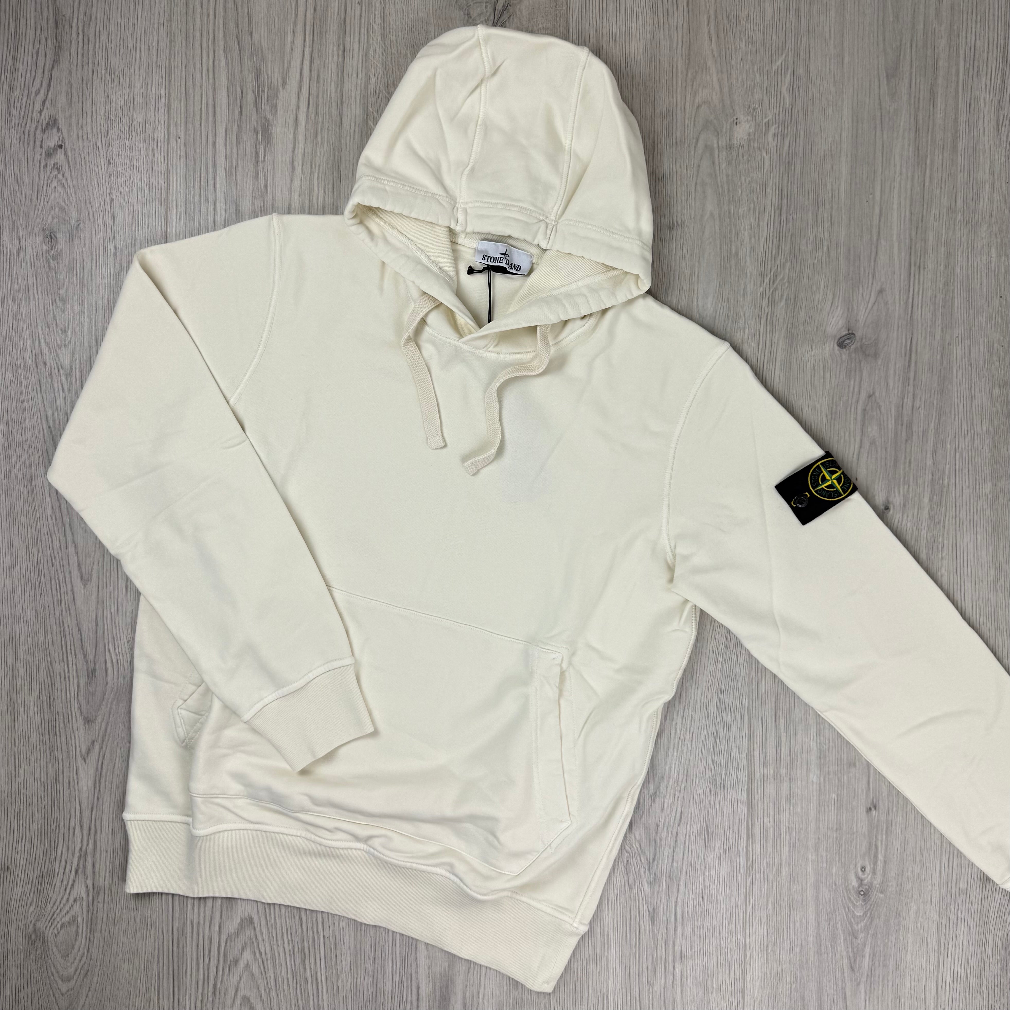 Stone Island Dyed Hoodie - Ivory