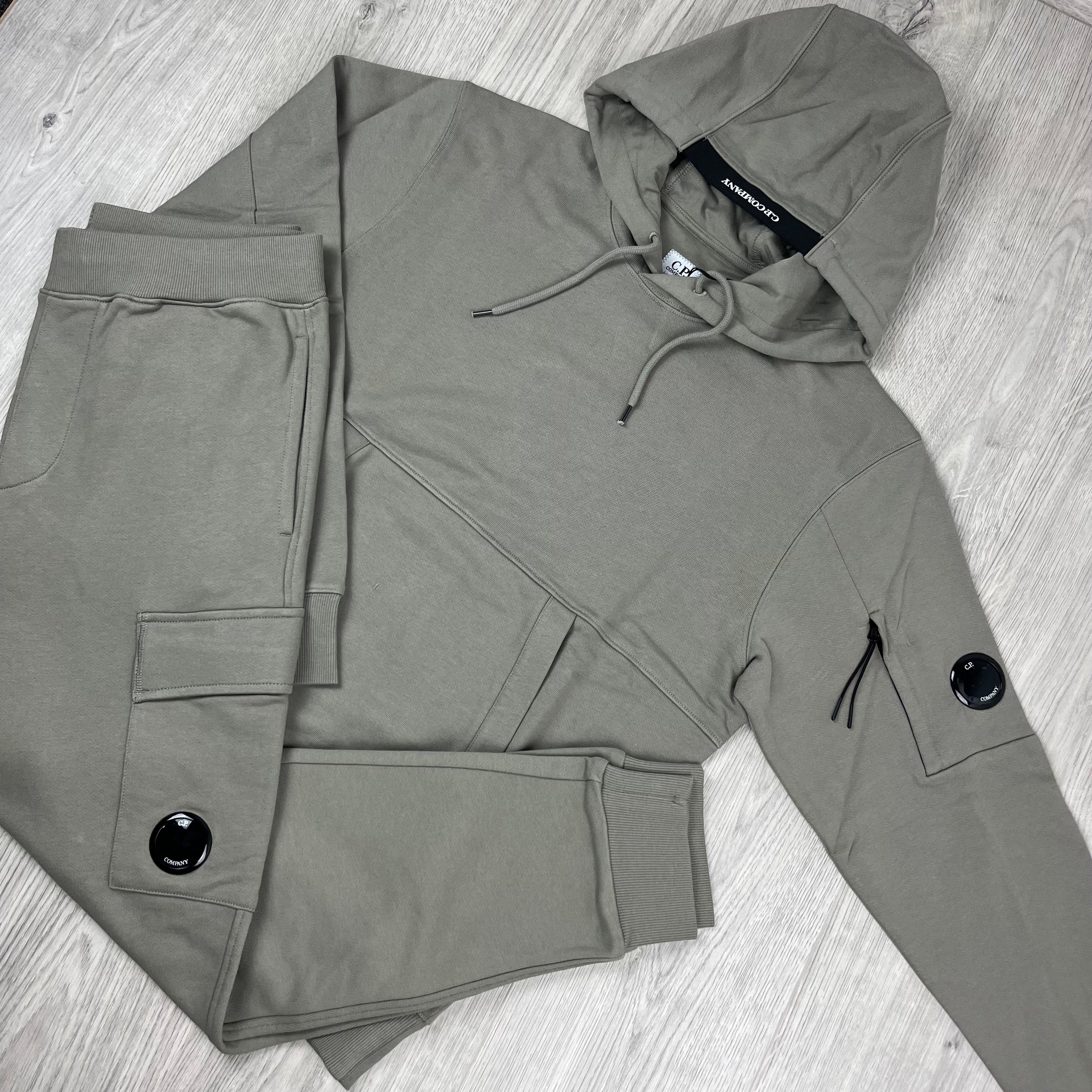 CP Company Raised Fleece Tracksuit - Fallen Rock