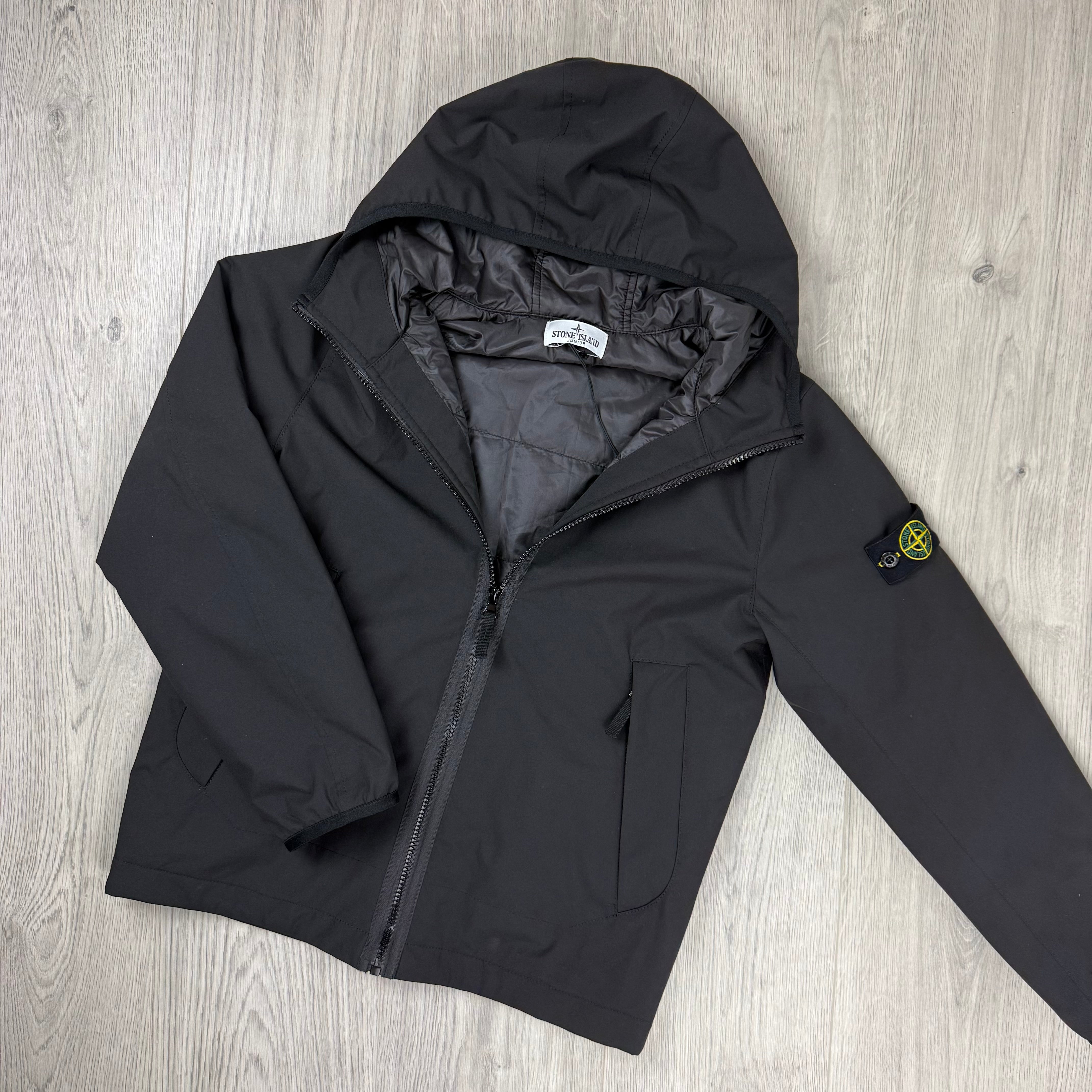 Stone Island Junior PrimaLoft Shell Jacket - Black