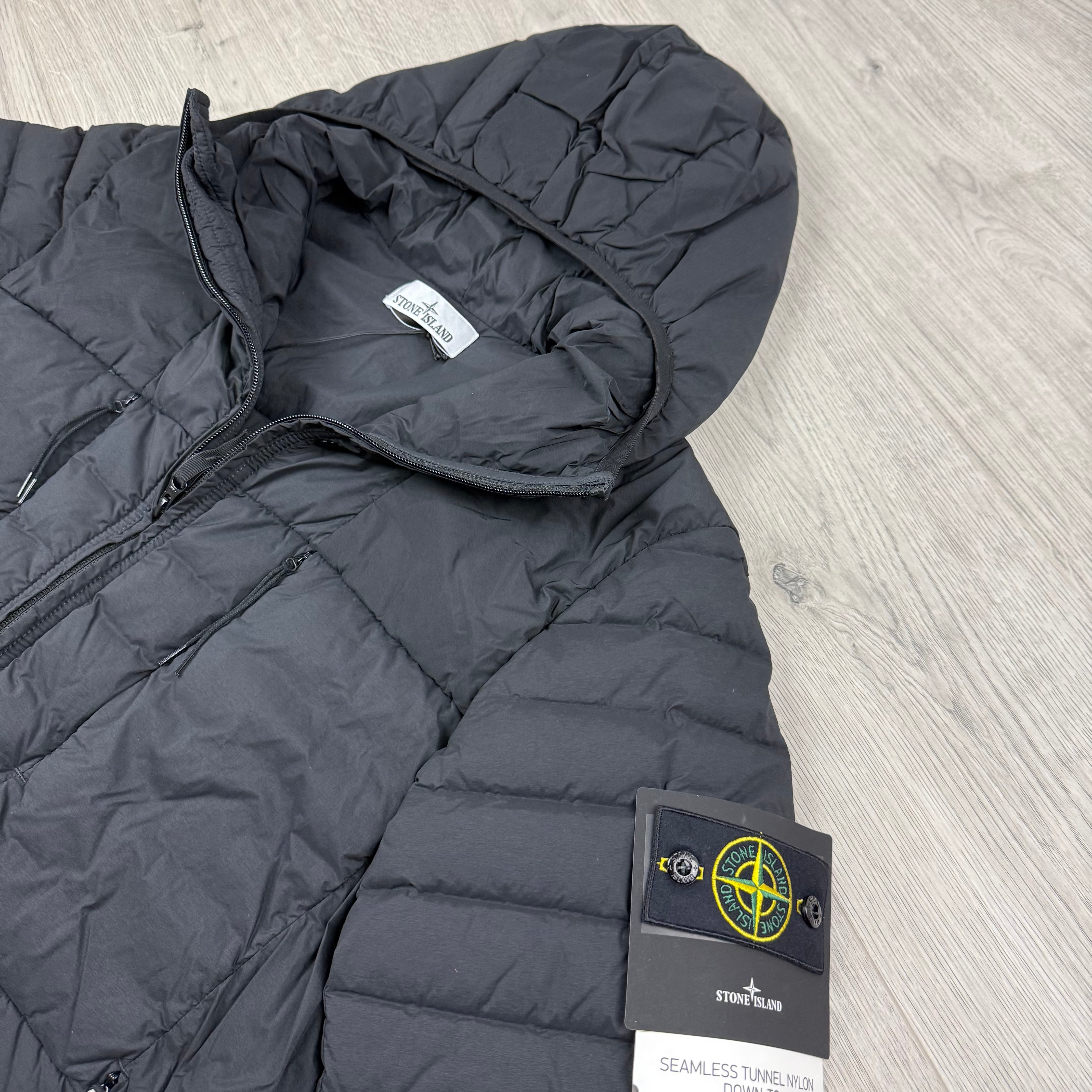 Stone Island Seamless Down Jacket - Black