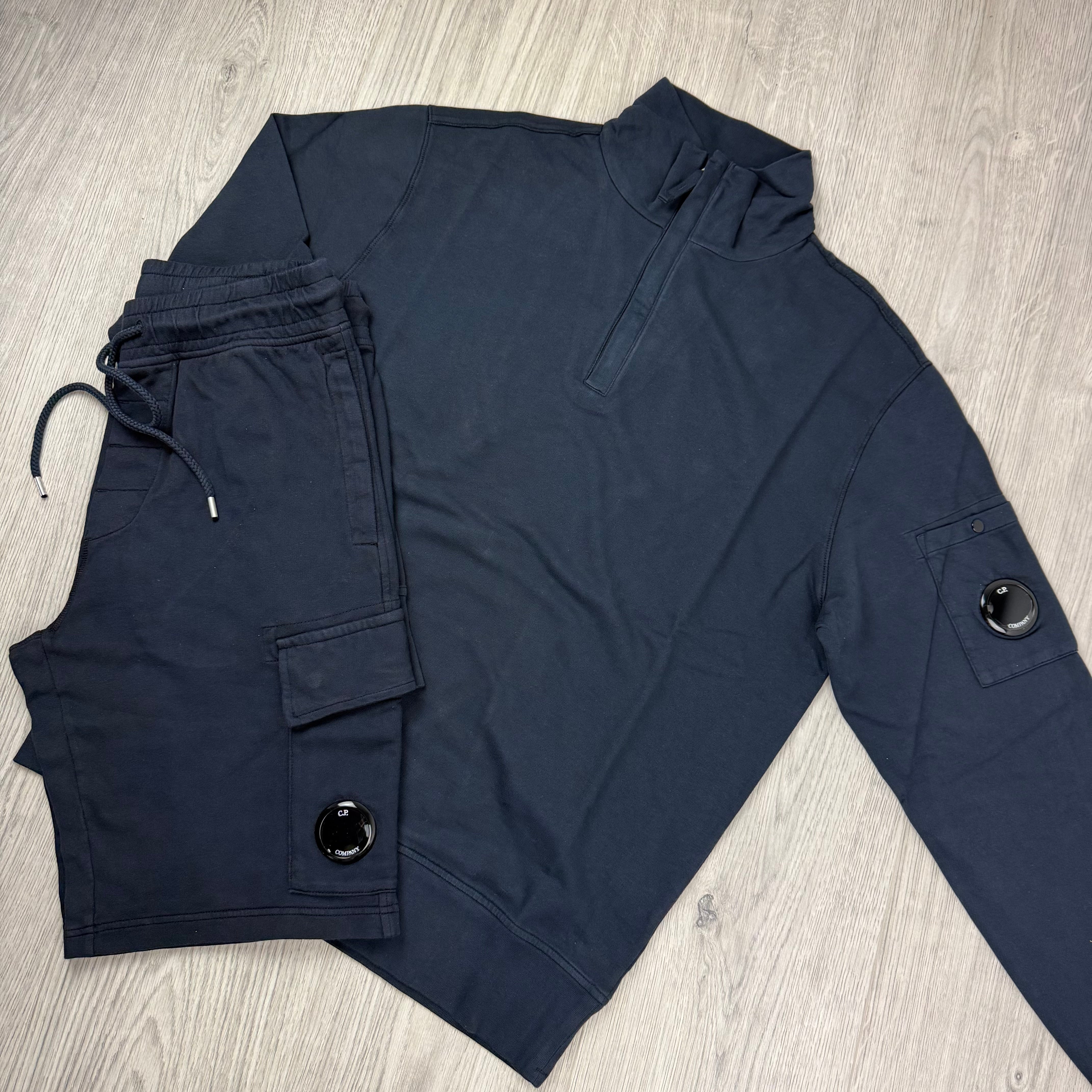 CP Company Light Fleece Tracksuit - Navy