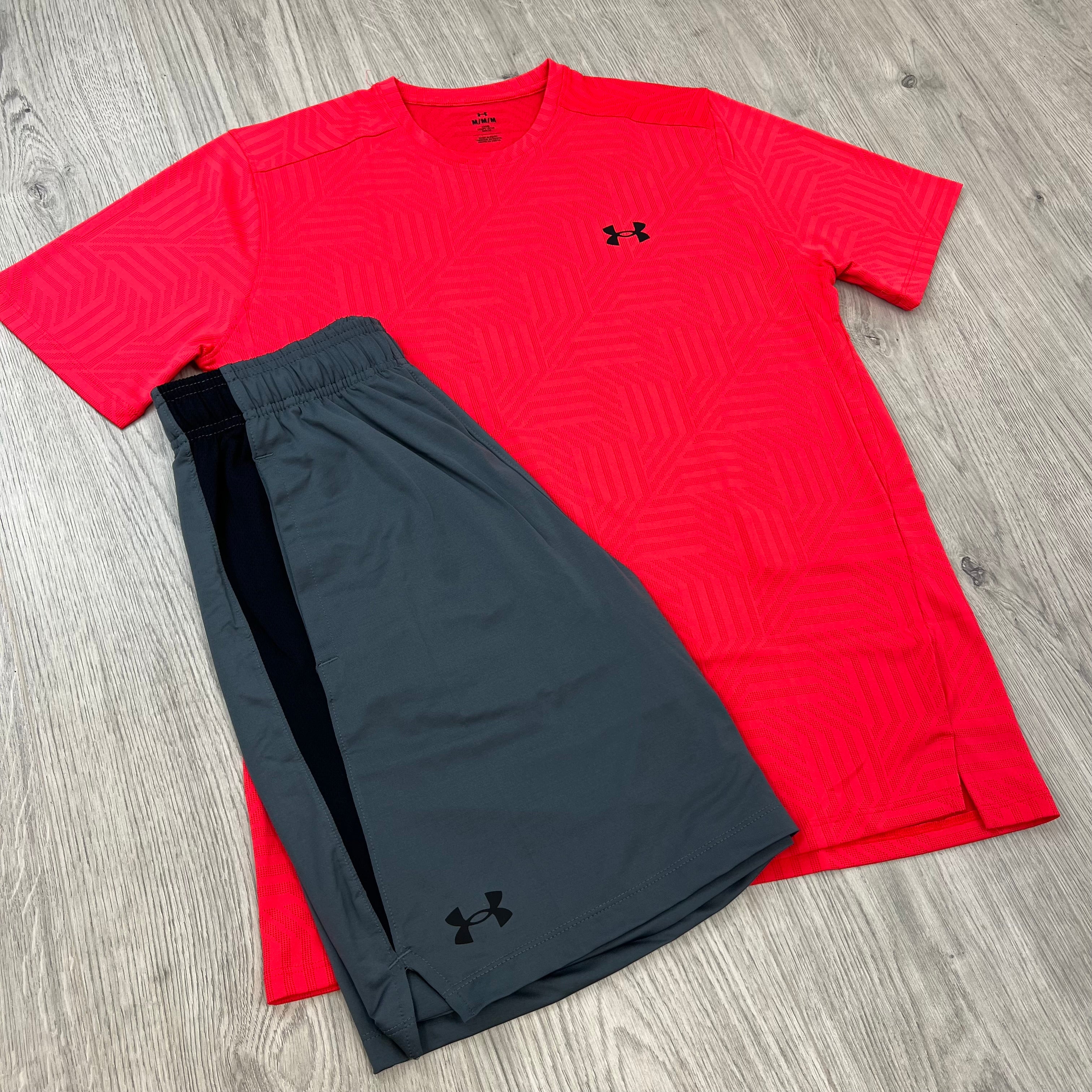Under Armour Set - Red/Grey