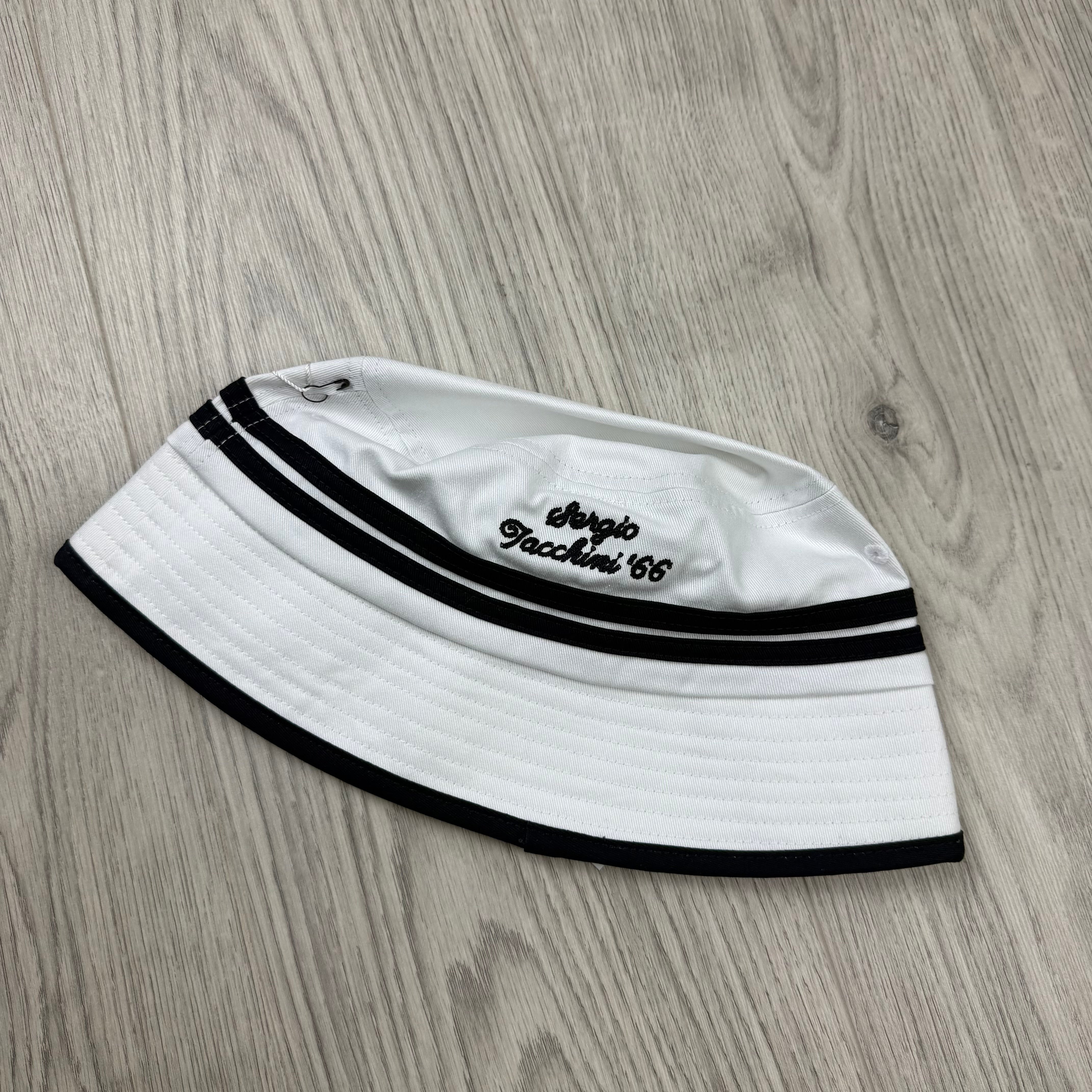 Sergio Tacchini 'Newton' Bucket Hat - White