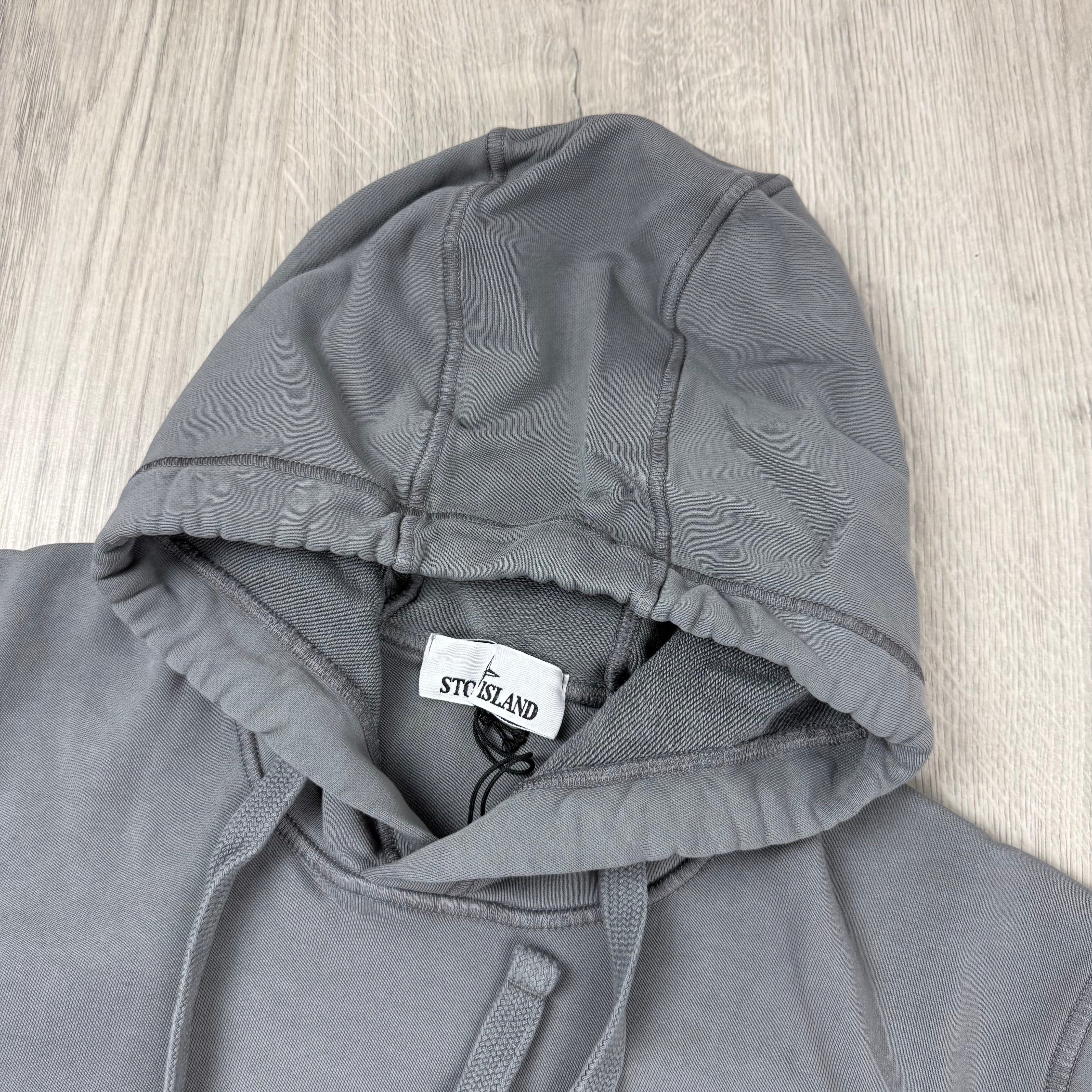 Stone Island Dyed Hoodie - Cement