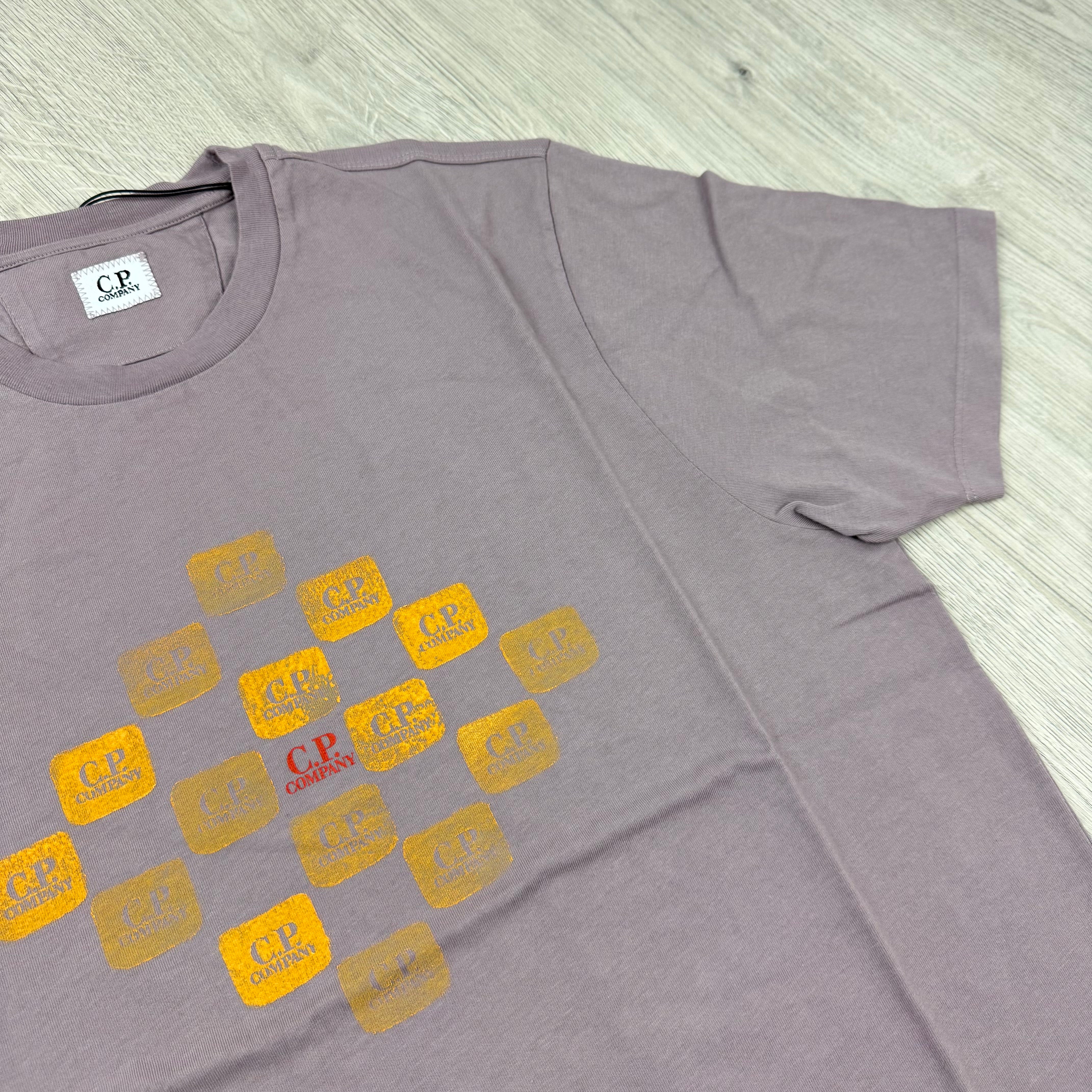 CP Company Printed T-Shirt - Dove