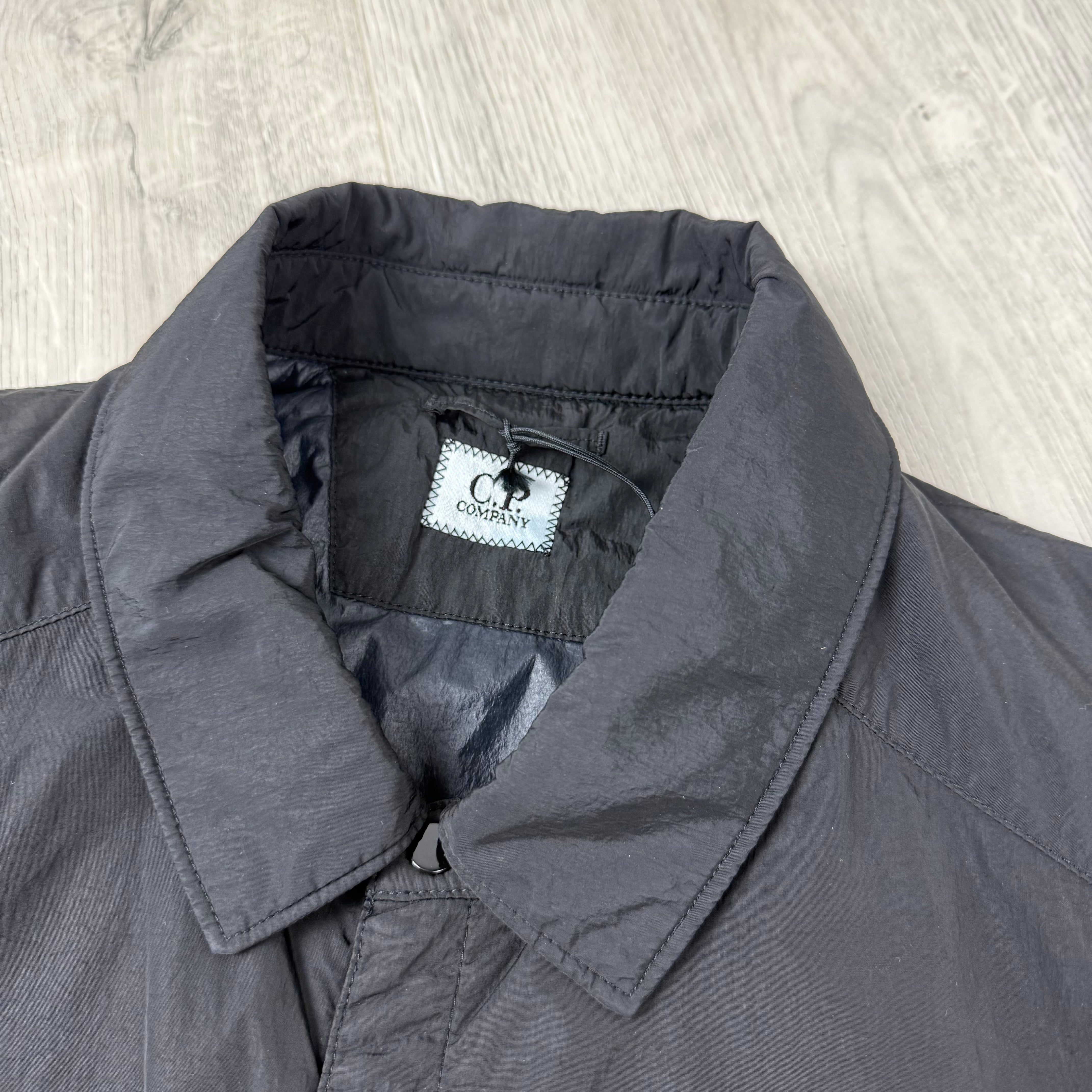 CP Company Chrome Padded Overshirt - Black