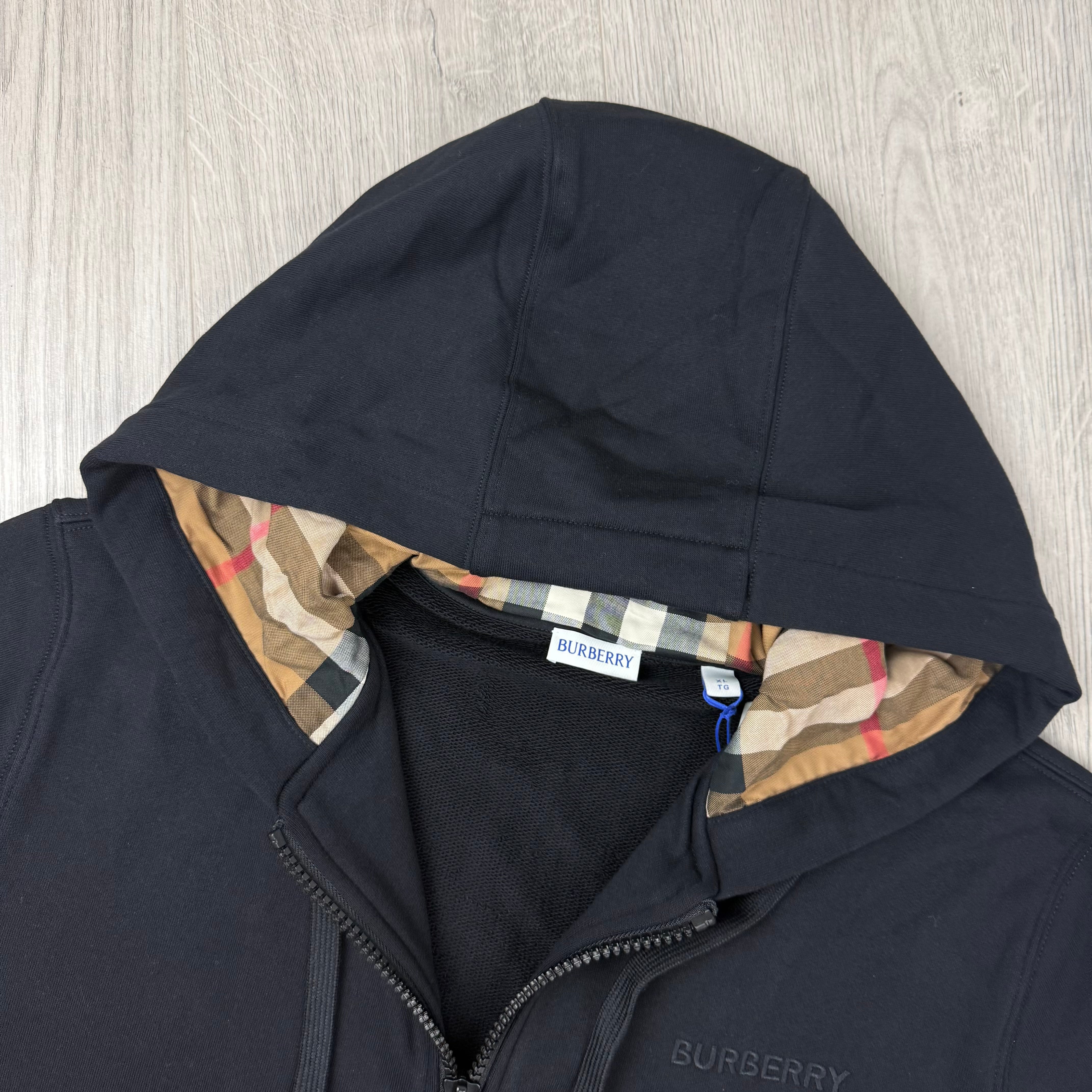 Burberry 'Hove' Zip Hoodie - Black