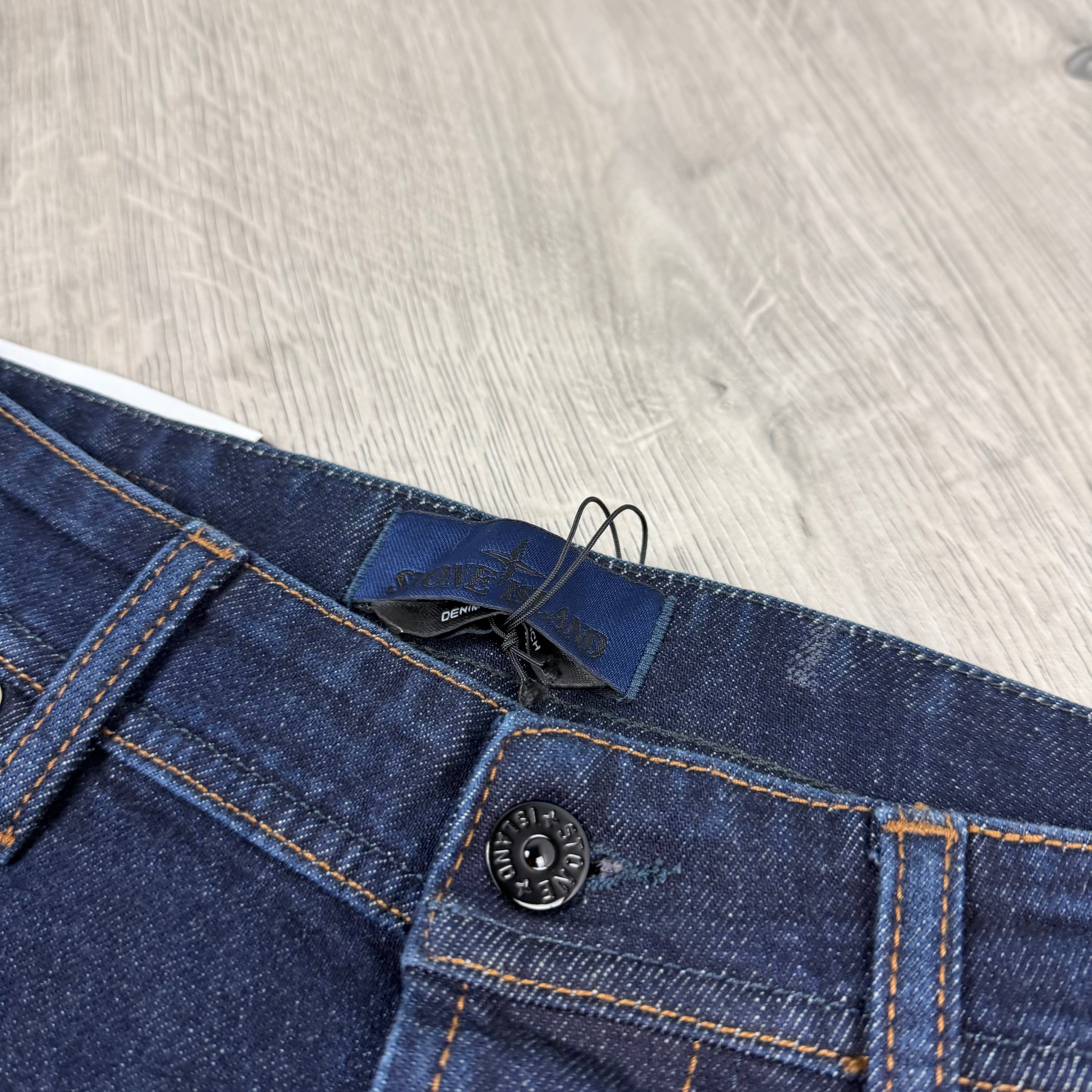 Stone Island Slim Denim Jeans - Navy