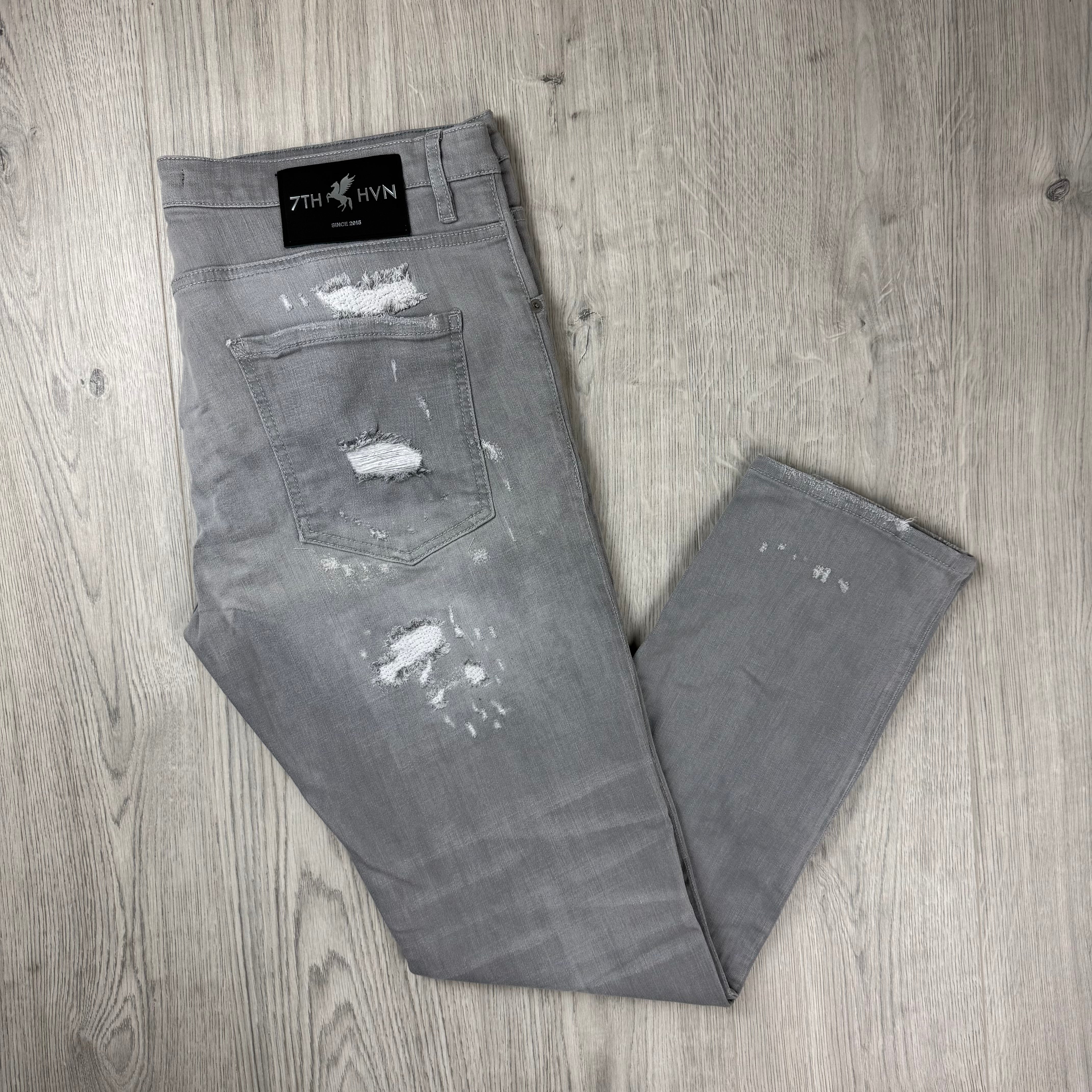 7TH HVN Slim Jeans - Grey