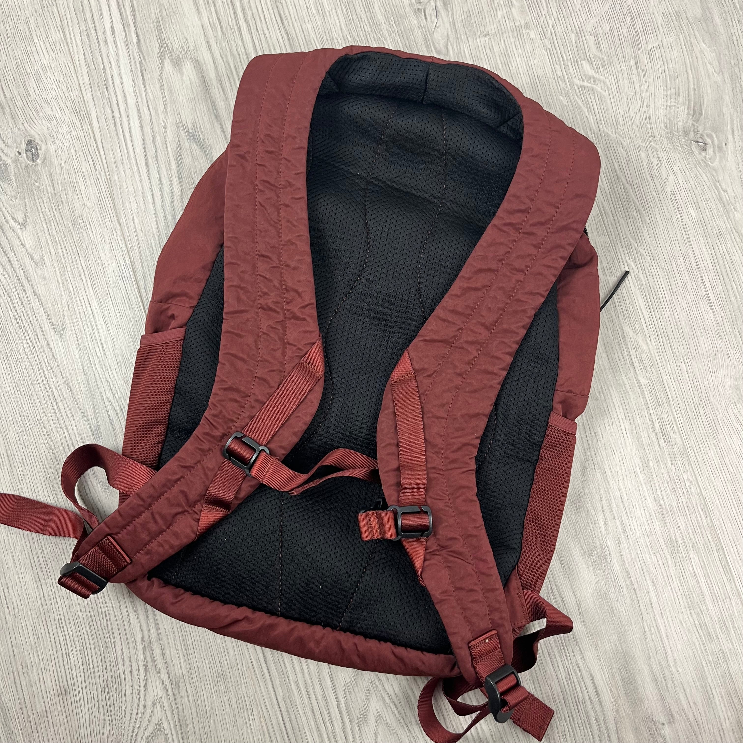 Men's CP Company Nylon-B Backpack in Sable. On sale at Open Attire.
