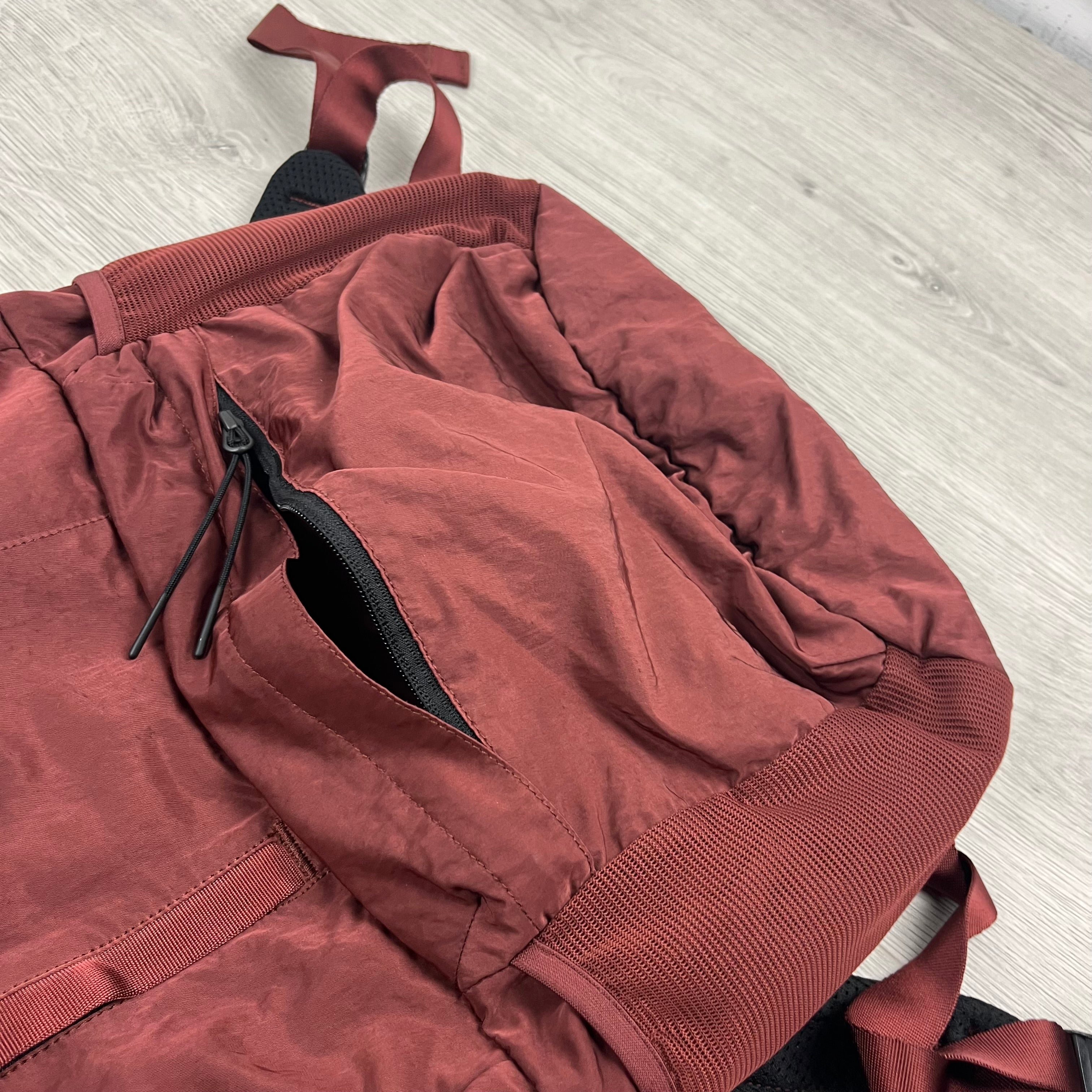 Men's CP Company Nylon-B Backpack in Sable. On sale at Open Attire.