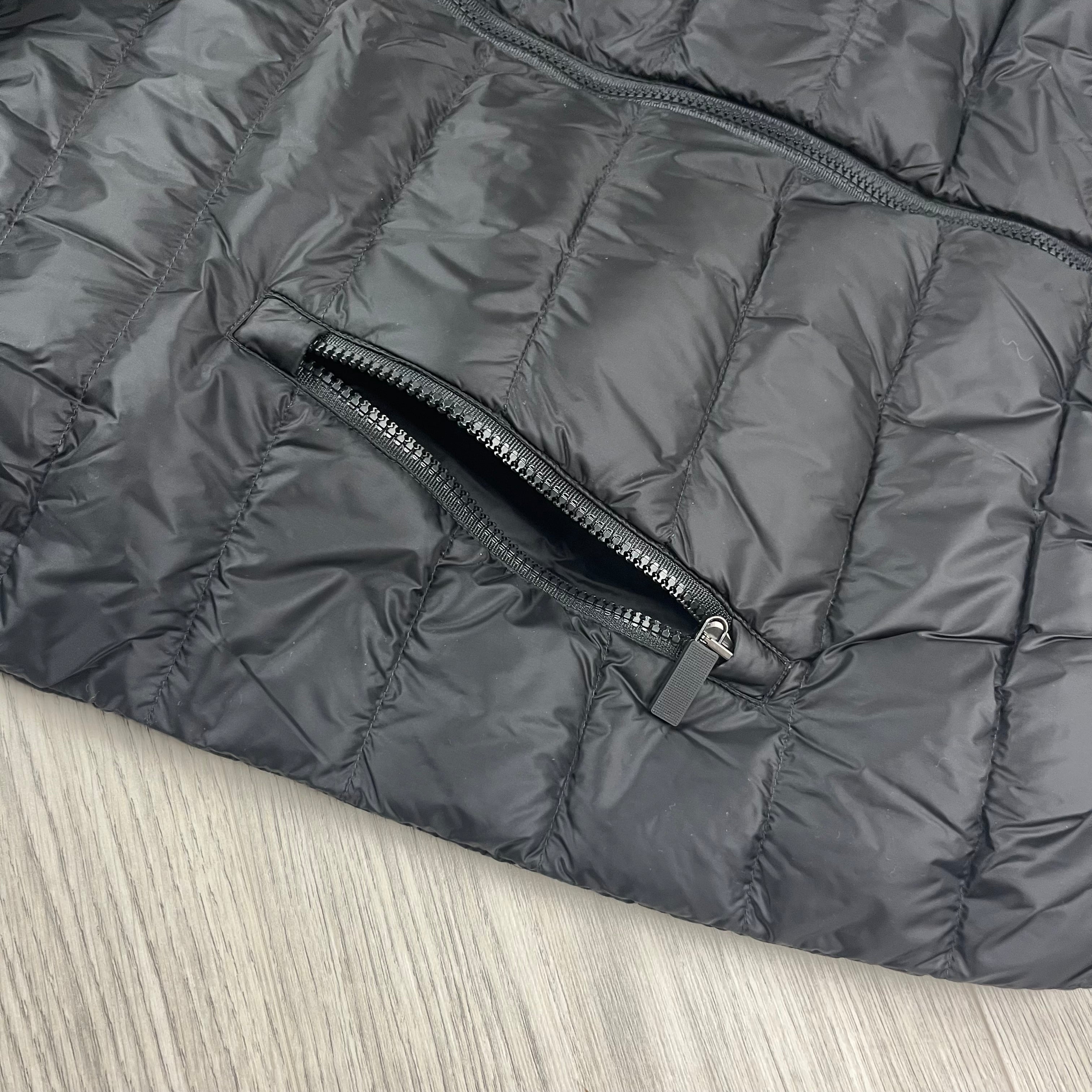 Palm Angels Down Gilet in Black. On sale at Open Attire.