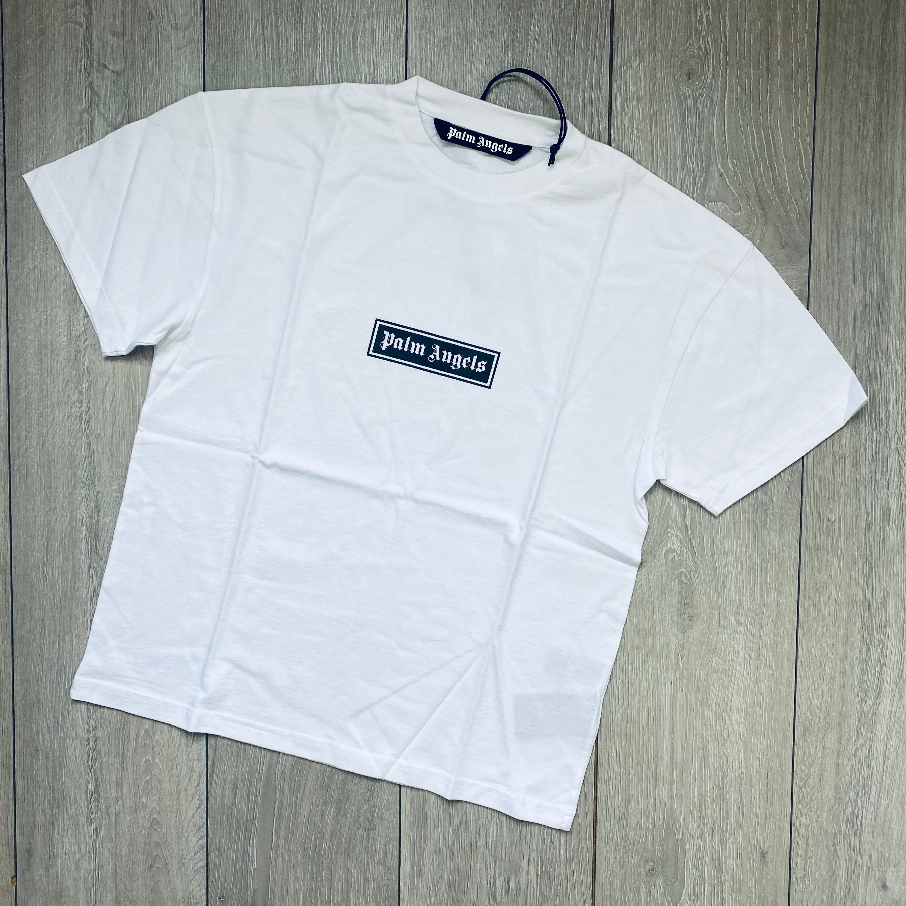 Palm Angels Box Logo T-Shirt - White