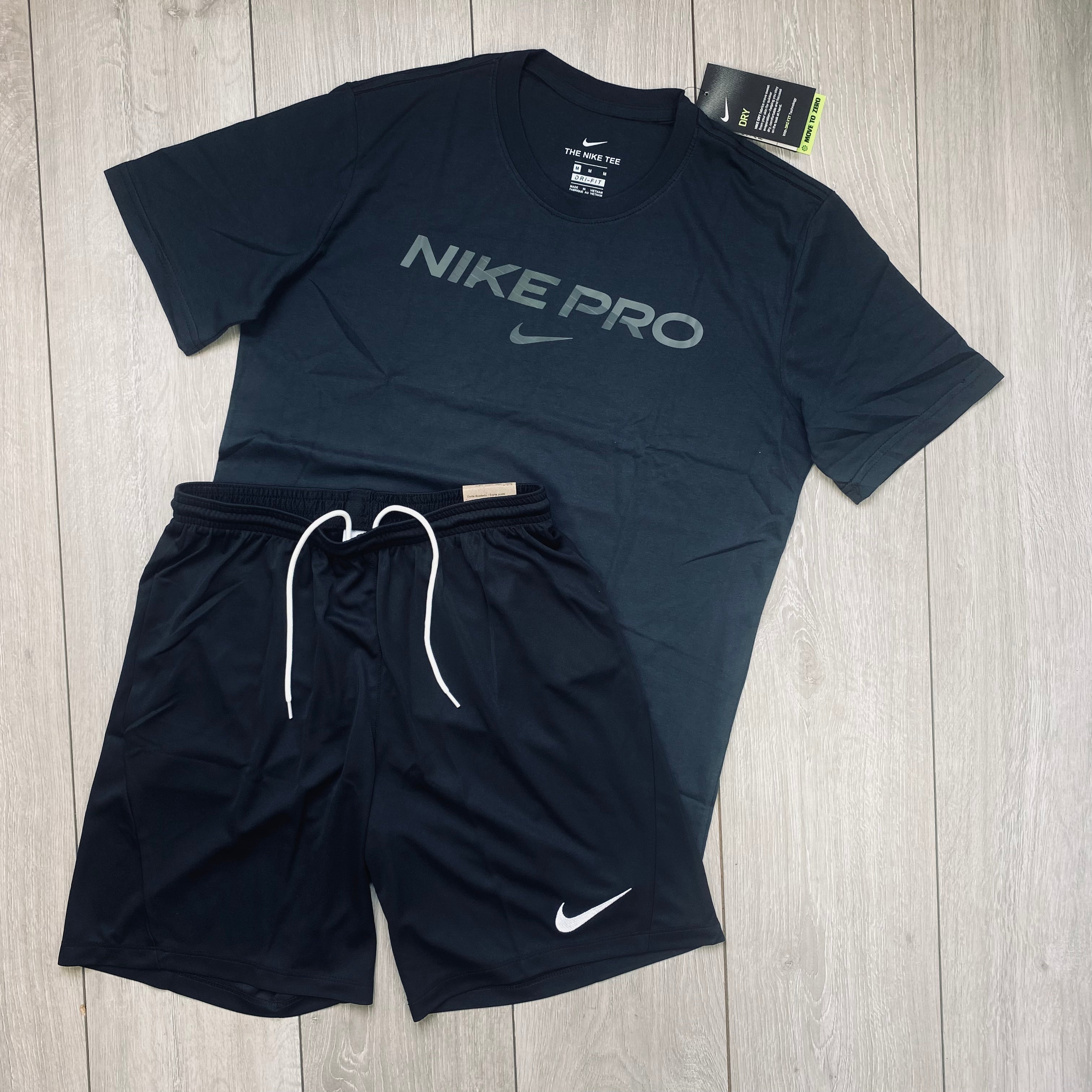 Nike Dri-Fit Pro Set - Black