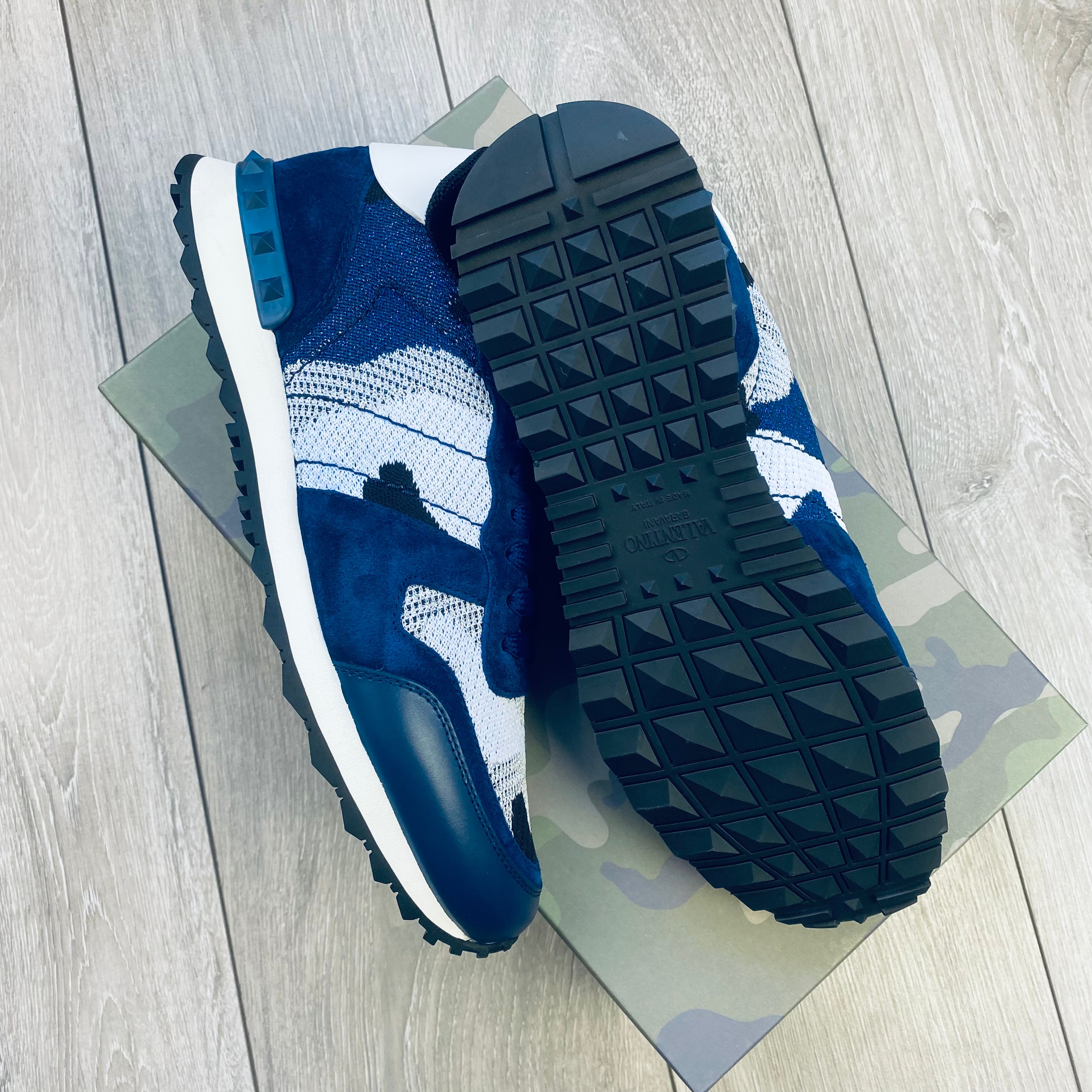Valentino Rockrunner Sneakers - Navy