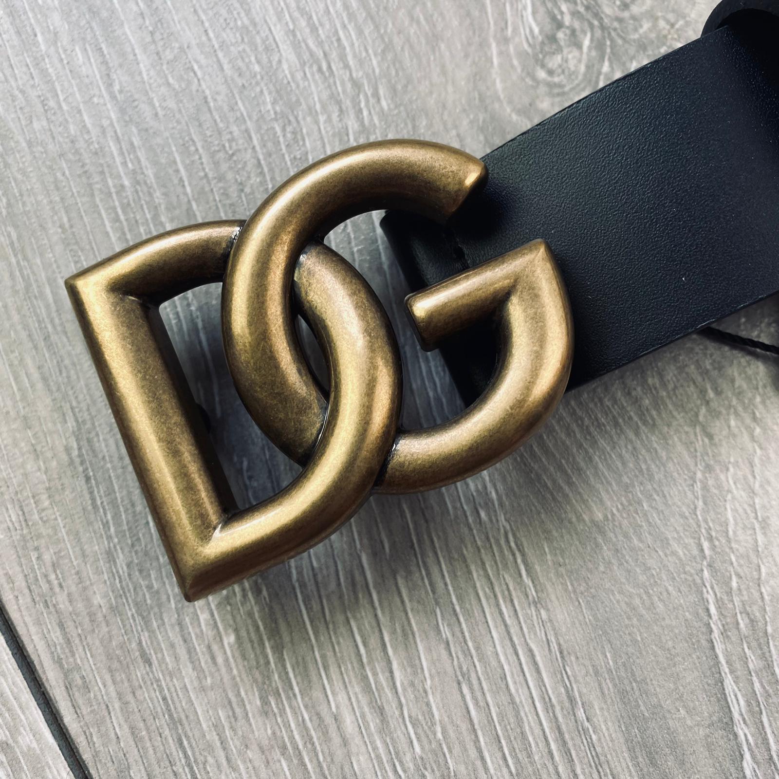 D&G Chrome Leather Belt