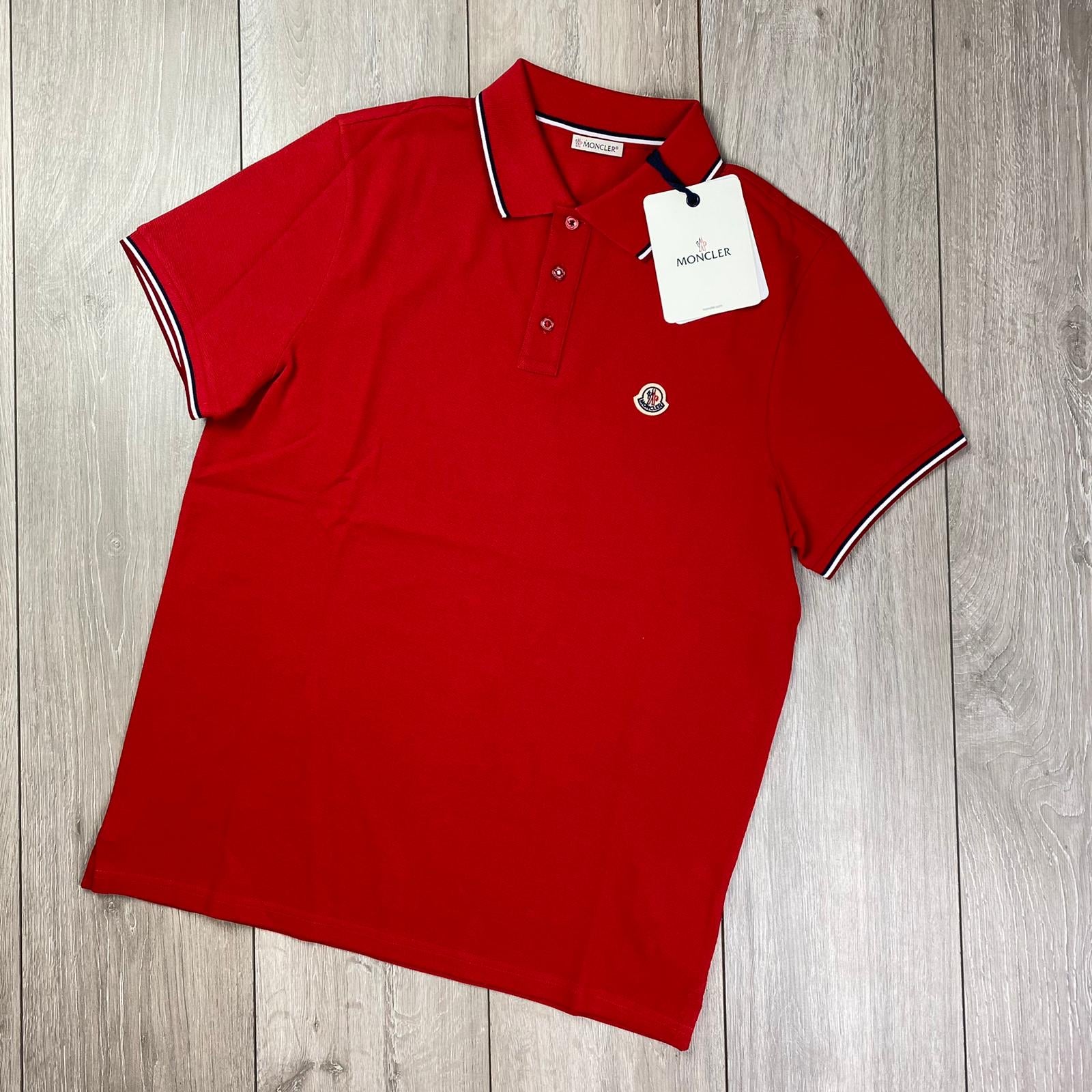 Moncler Polo Shirt Red