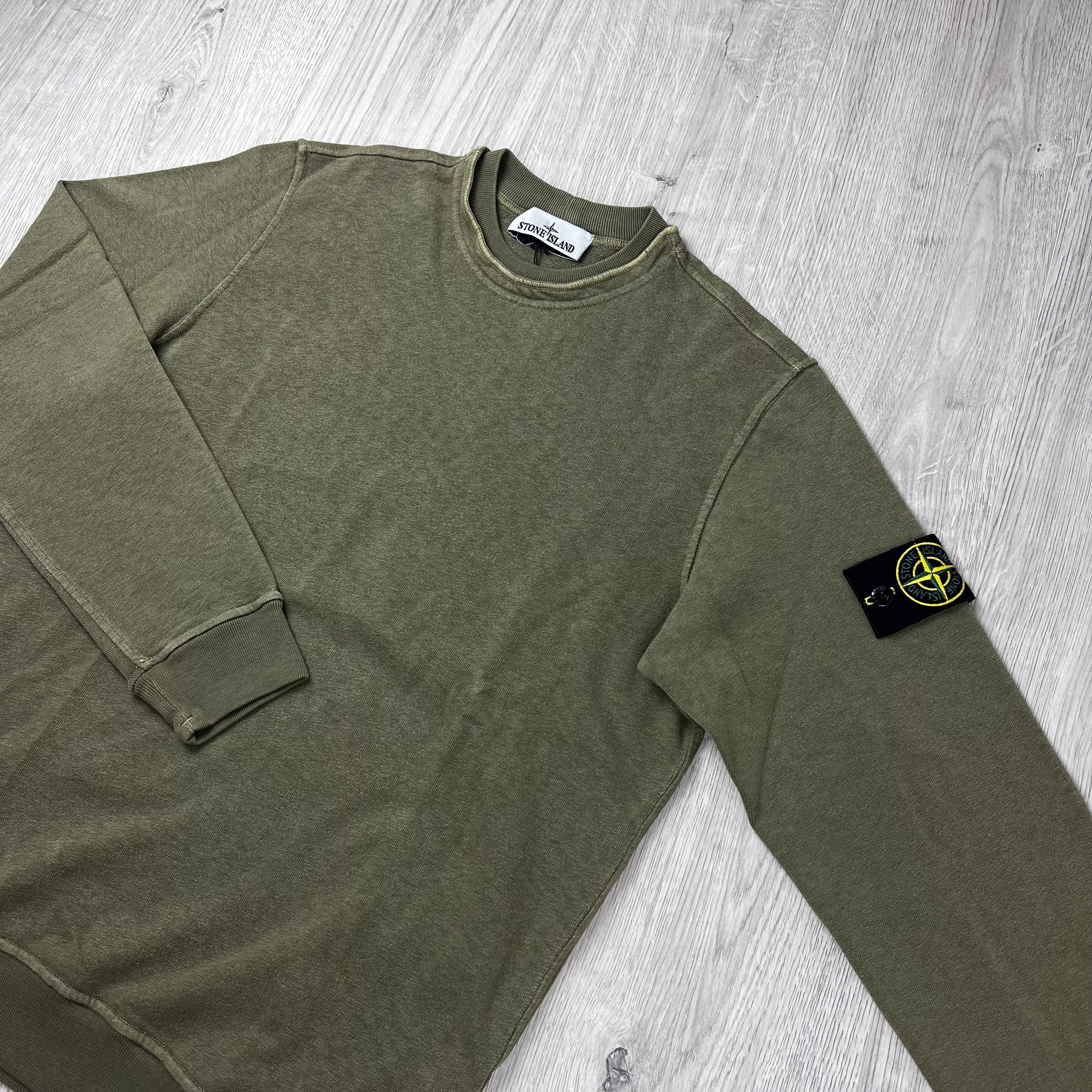 Stone Island Malife 'Old' Sweatshirt - Military