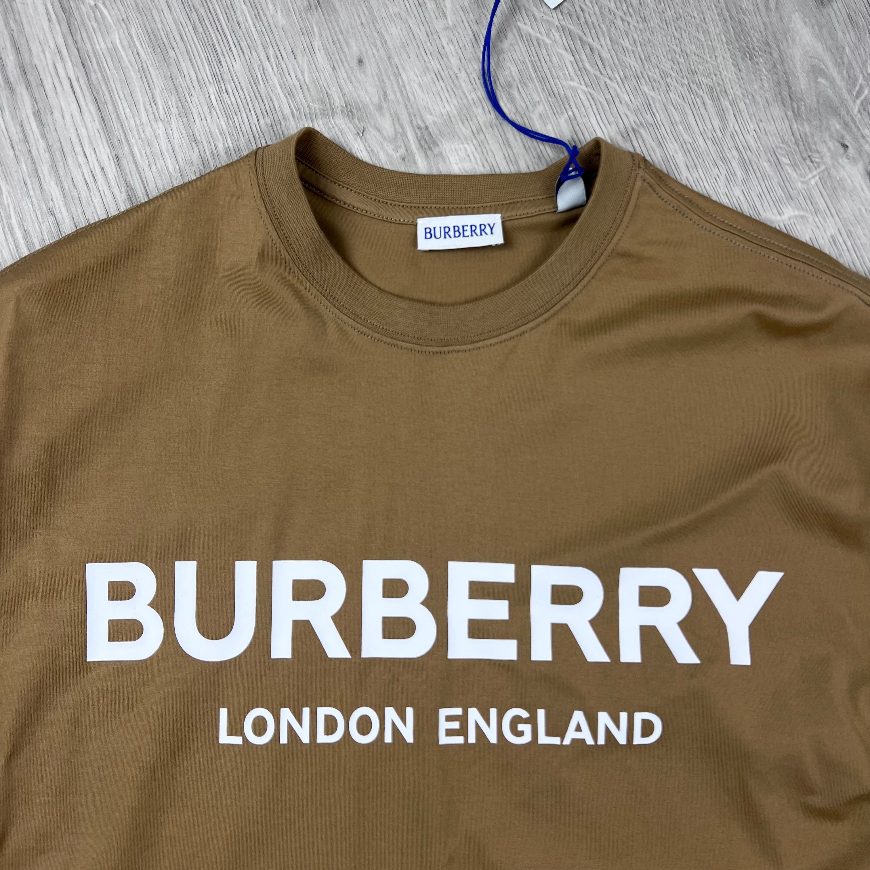 BURBERRY LONDON ENGLAND Tシャツ ベージュ XXS Burberry | Men's 'Ellison' Printed T-Shirt | Archive Beige