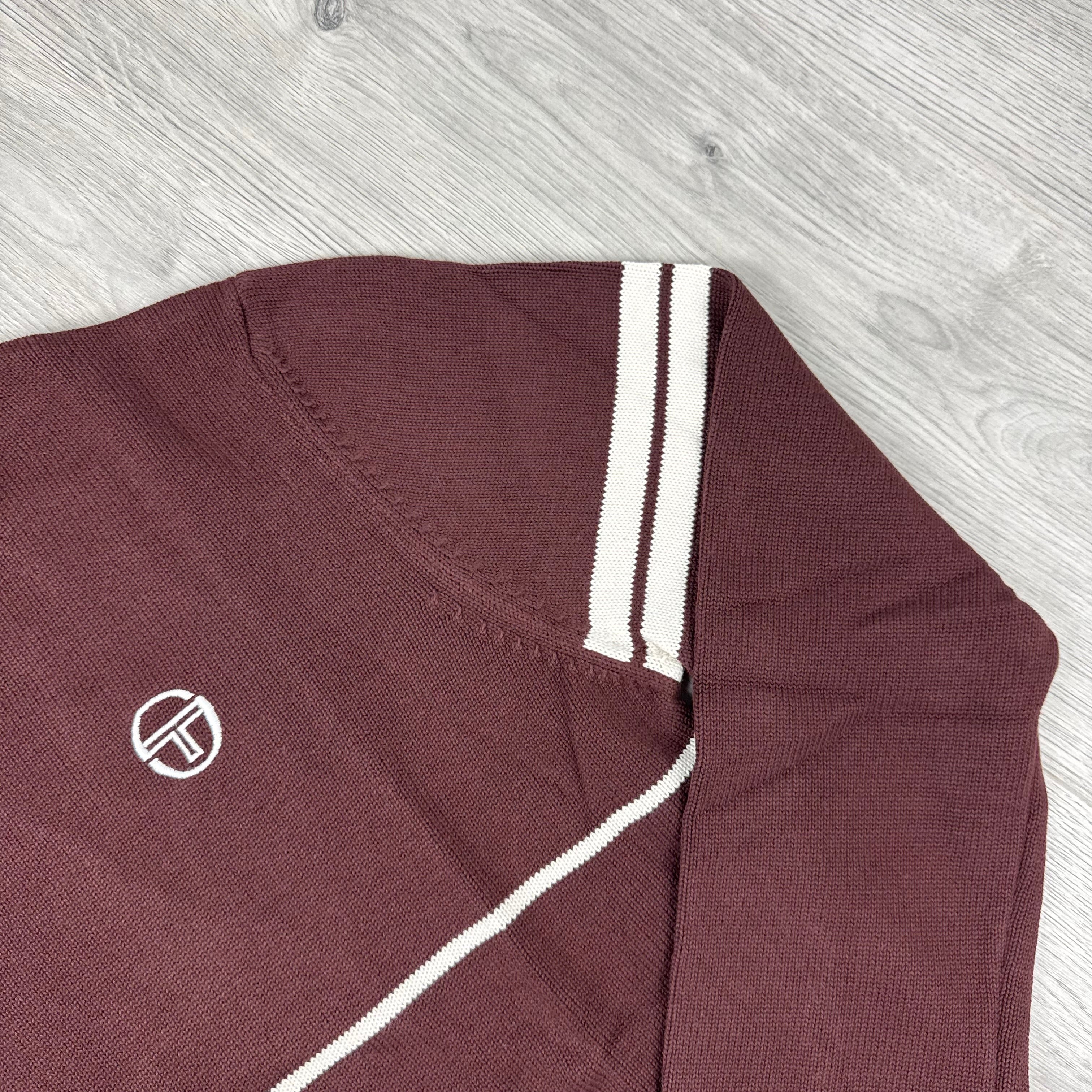 Sergio Tacchini 'Orion' Knit Sweatshirt - Bitter Chocolate