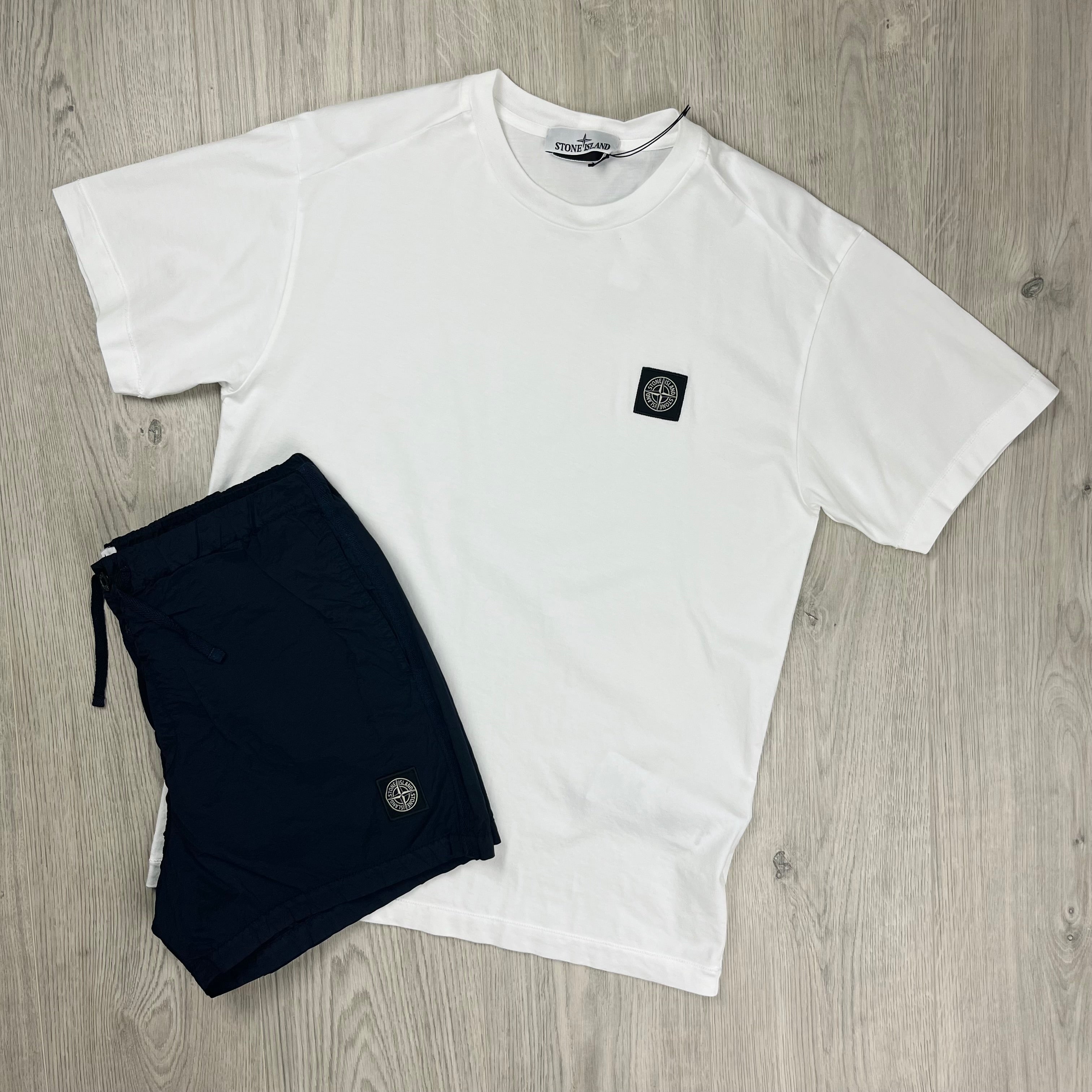 Stone Island Holiday Set - White/Navy