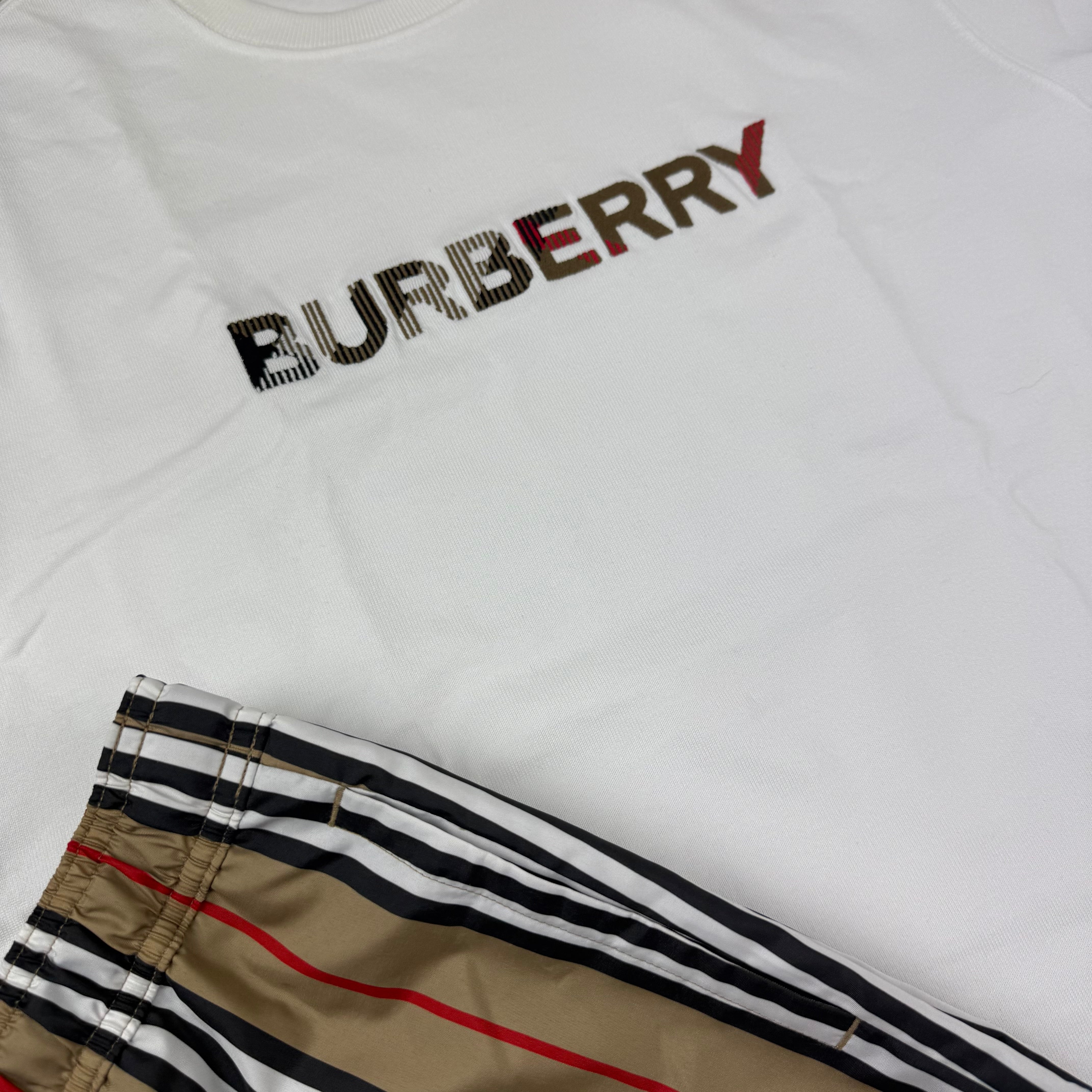 Burberry | Men's Holiday Set | White/Beige | Outlet Sale