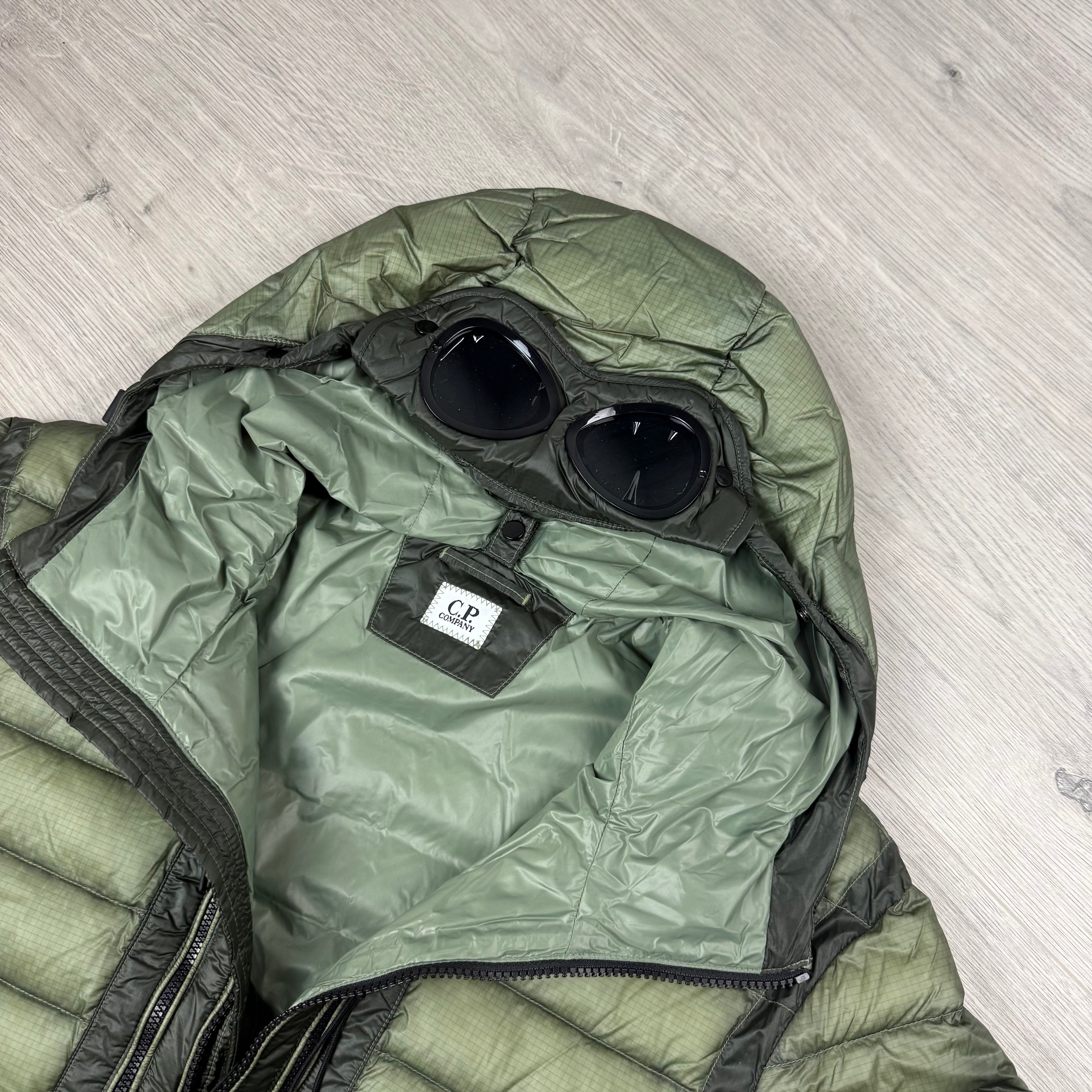 CP Company D.D. Goggle Jacket - Sea Grass