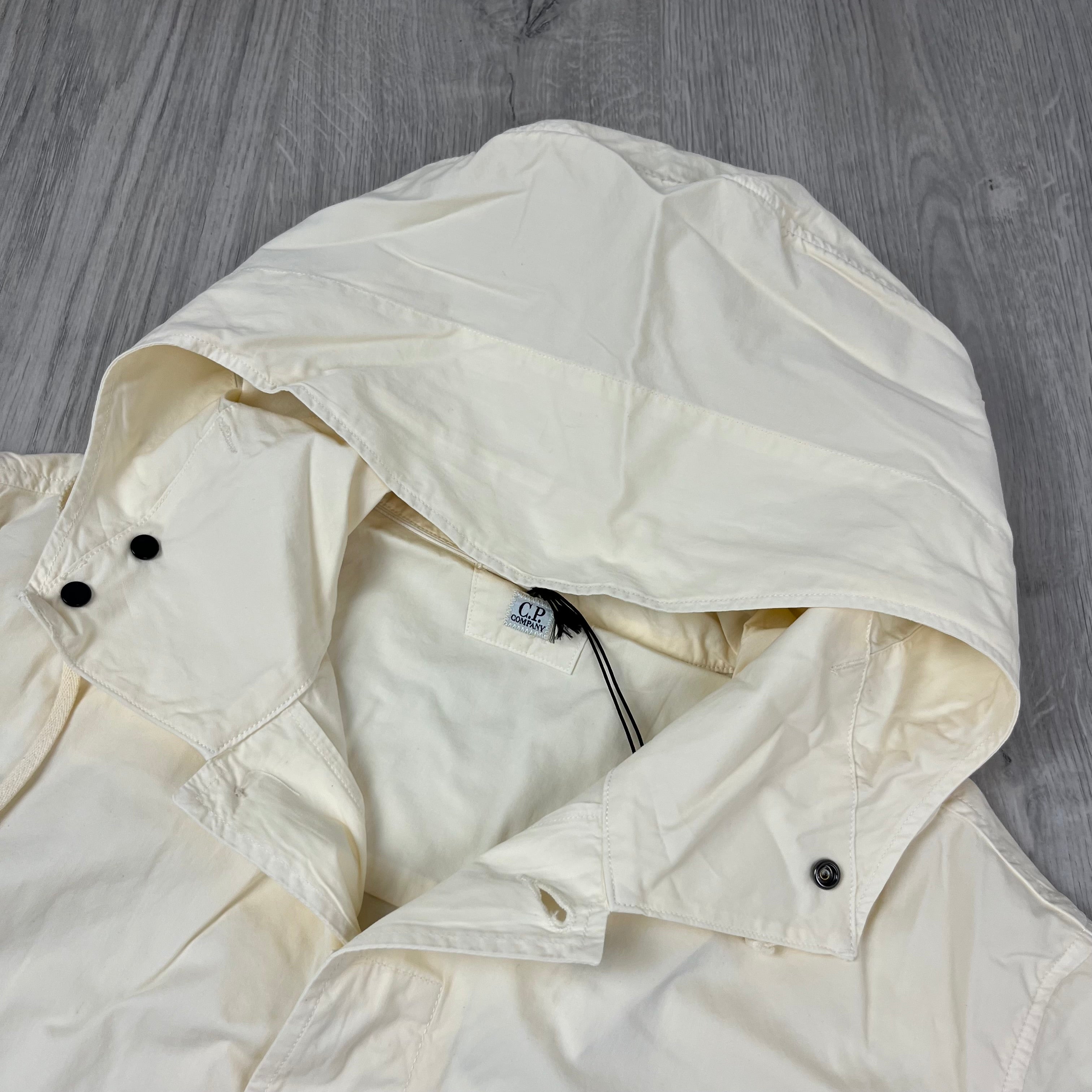 CP Company Hooded Overshirt - Pistachio Shell