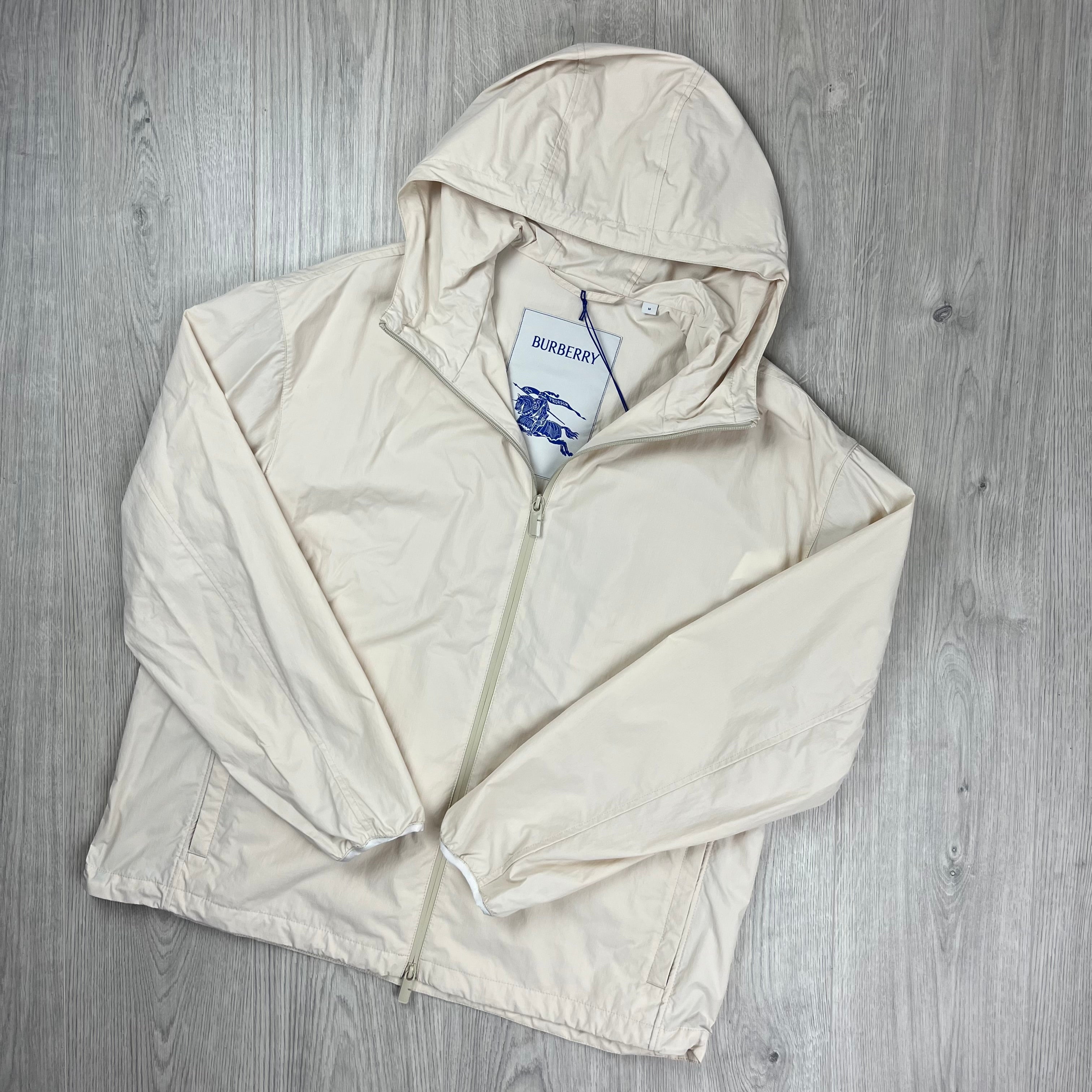 Burberry Nylon EKD Jacket - Cream