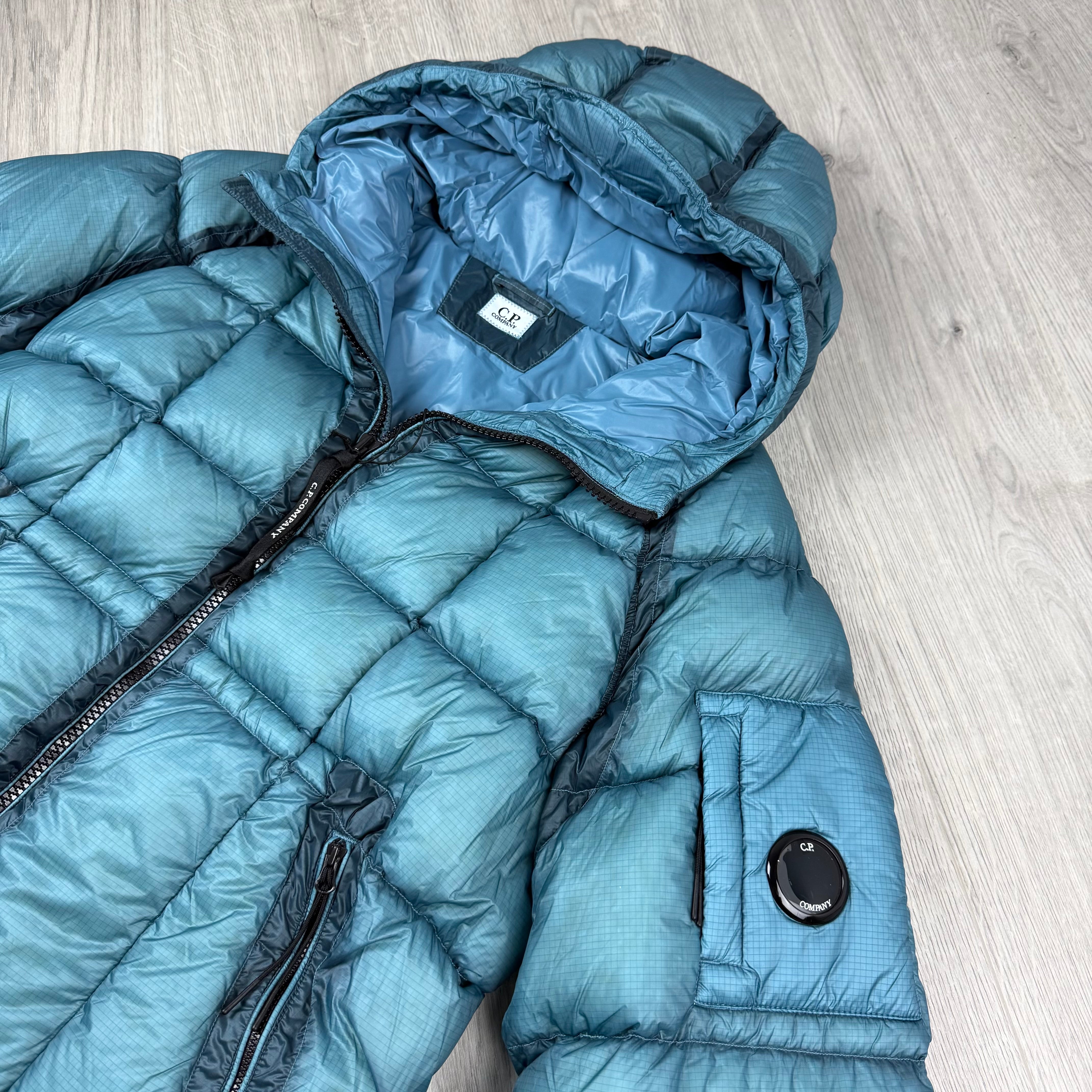 CP Company D.D. Shell Down Jacket - Aegean Blue