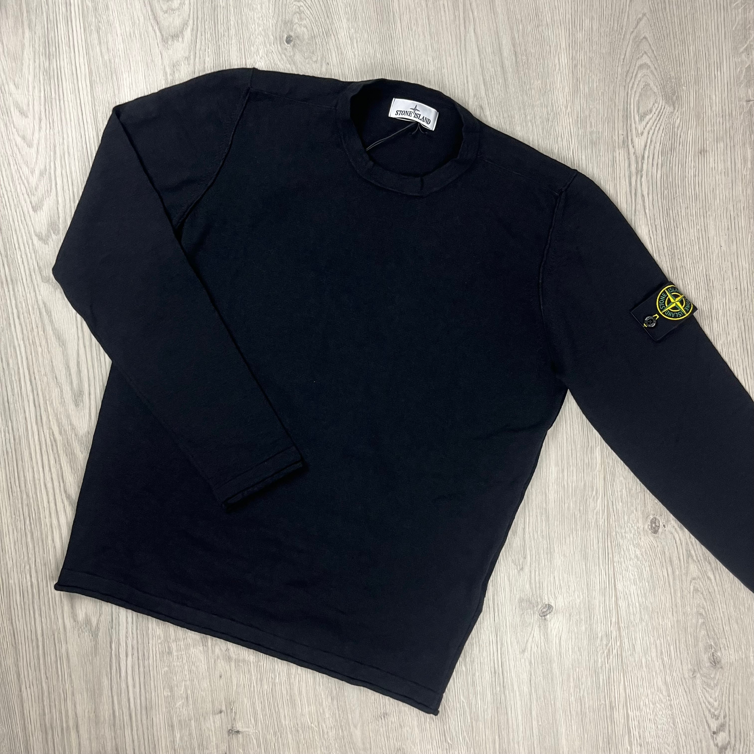 Stone Island Knit Sweatshirt - Black