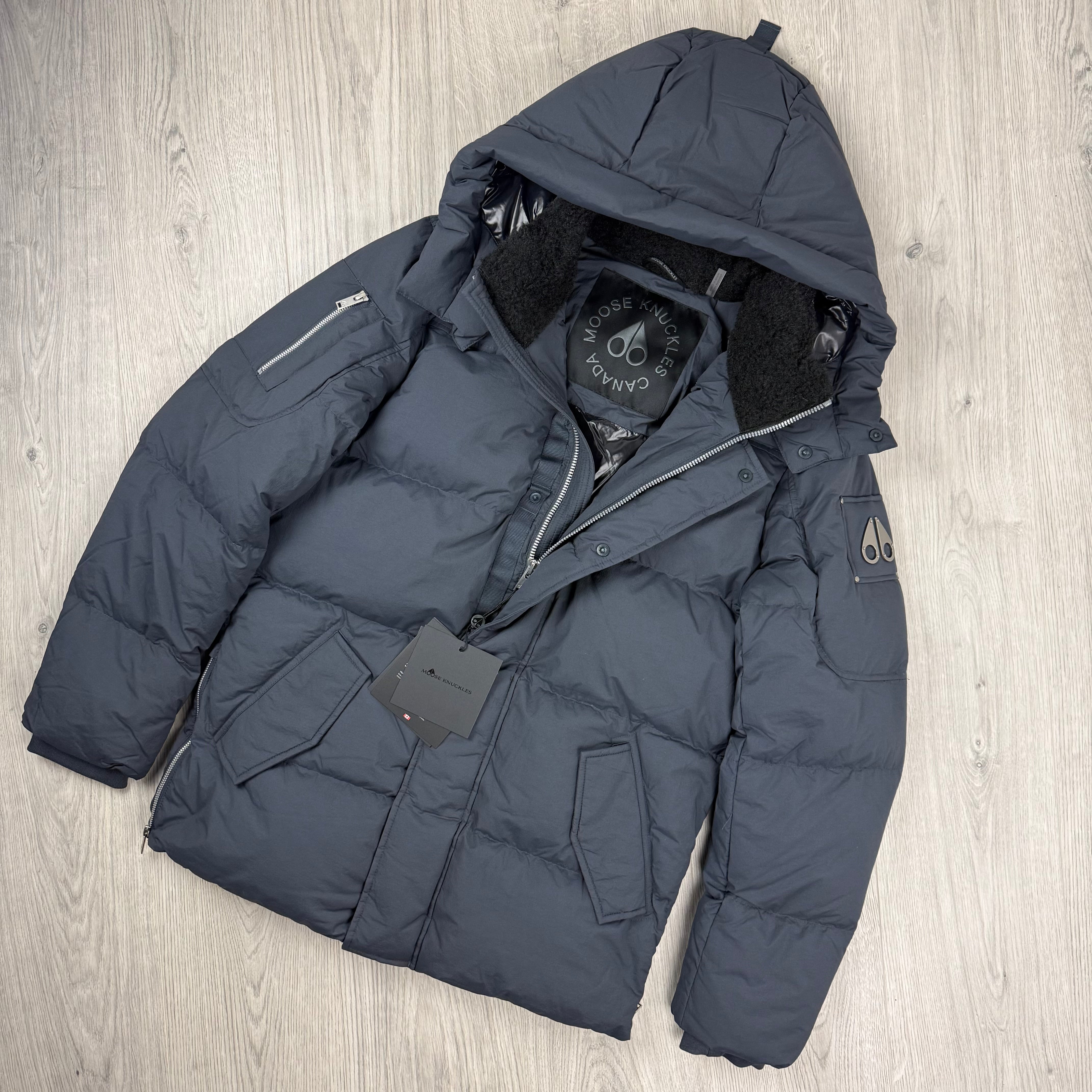 Moose Knuckles | Men's Everest 3Q Parka | Cement | Outlet Sale