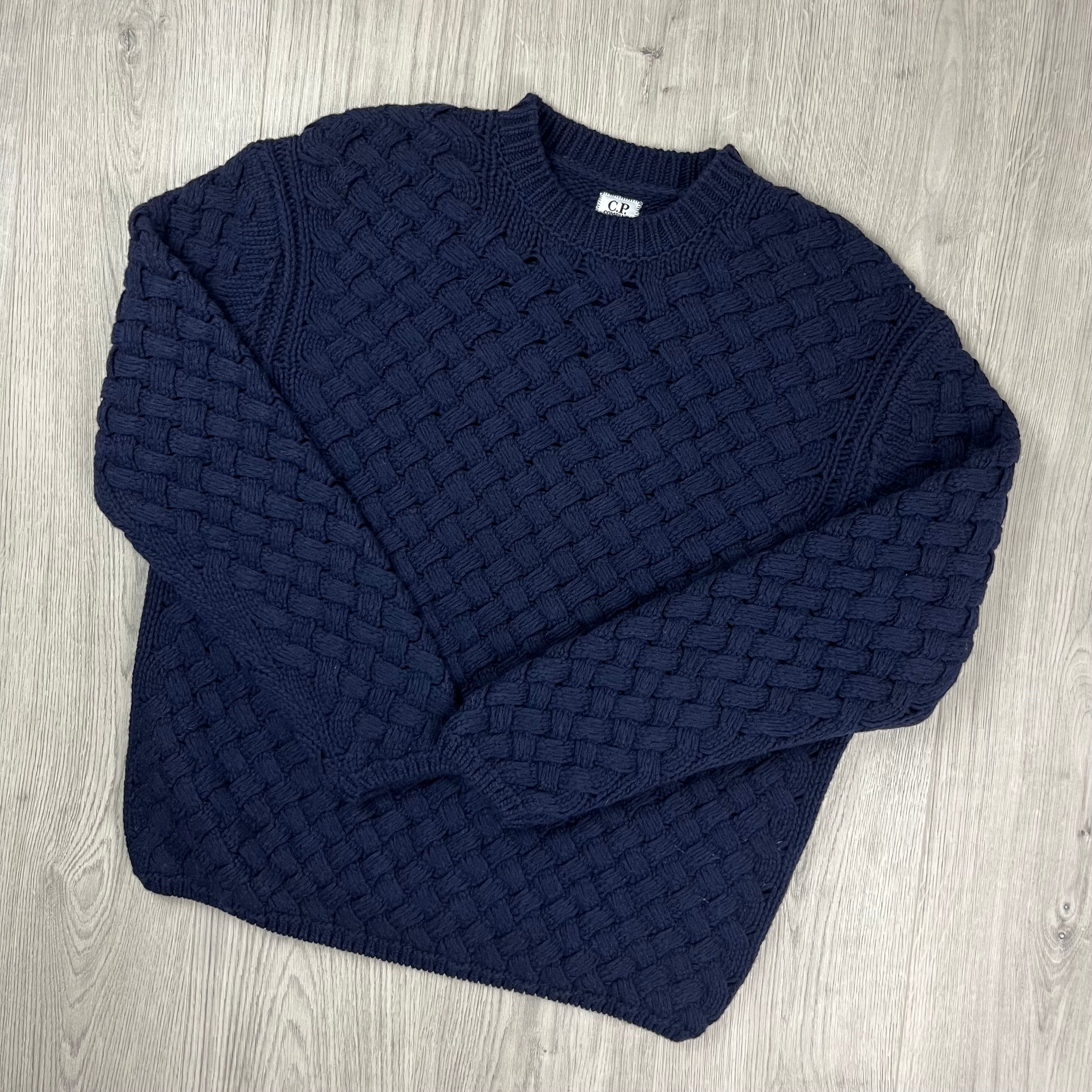 CP Company Knit Sweatshirt - Navy