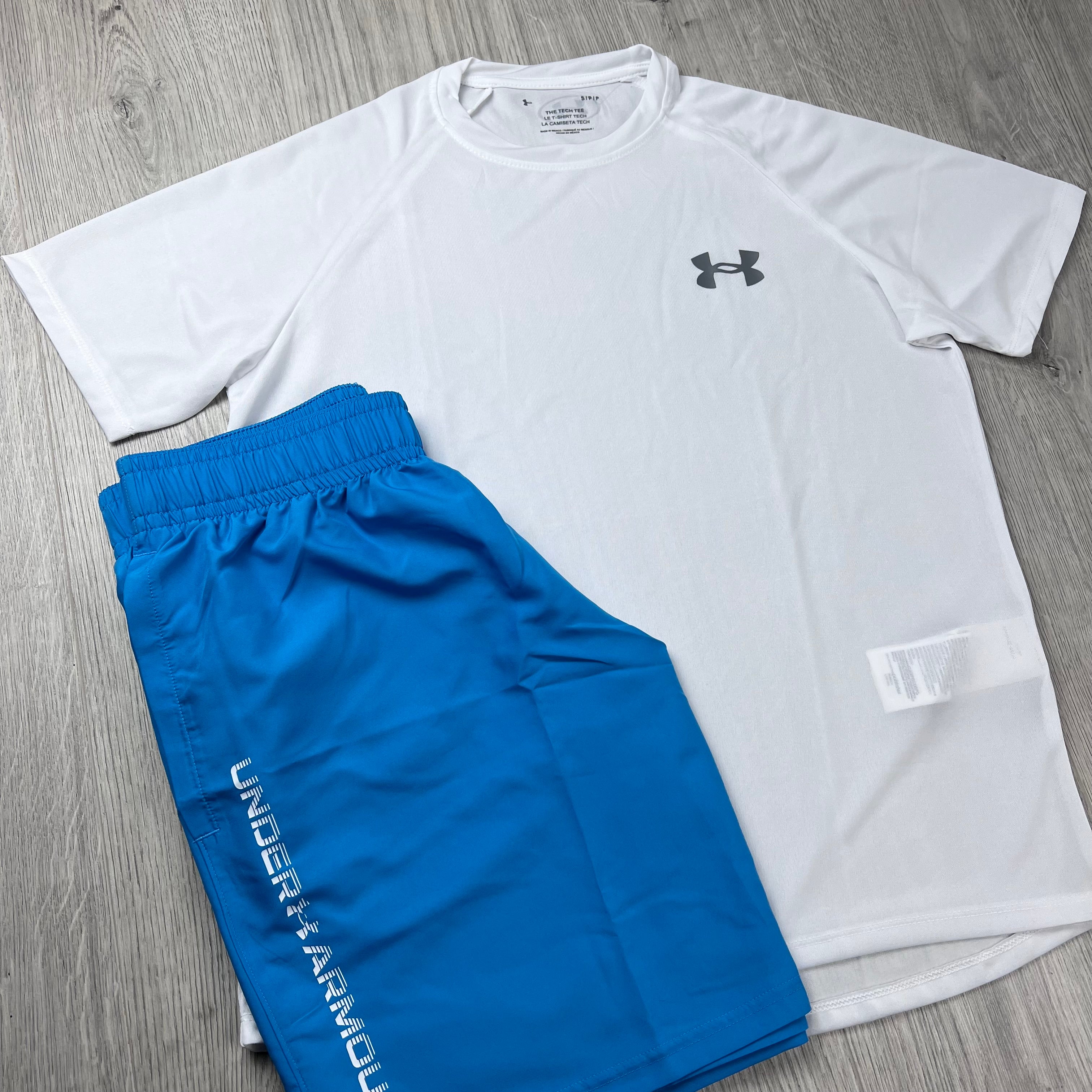 Under Armour Set - White/Blue