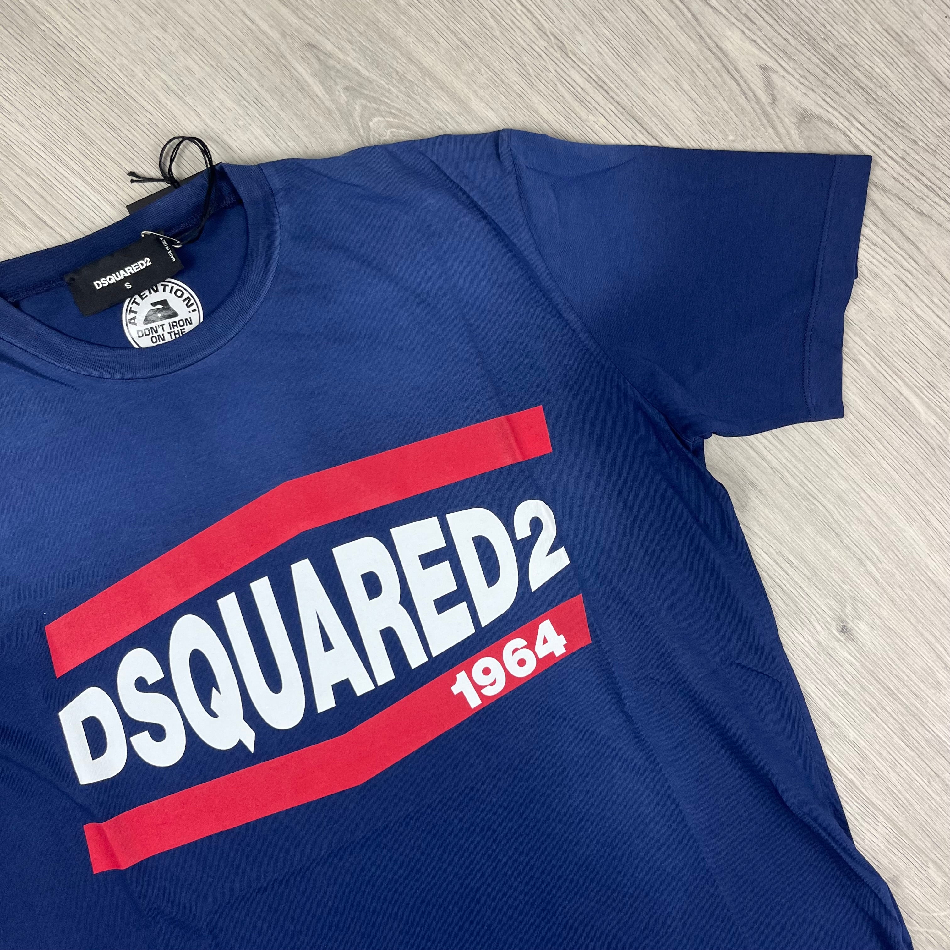 DSQUARED2 Printed T-Shirt - Blue