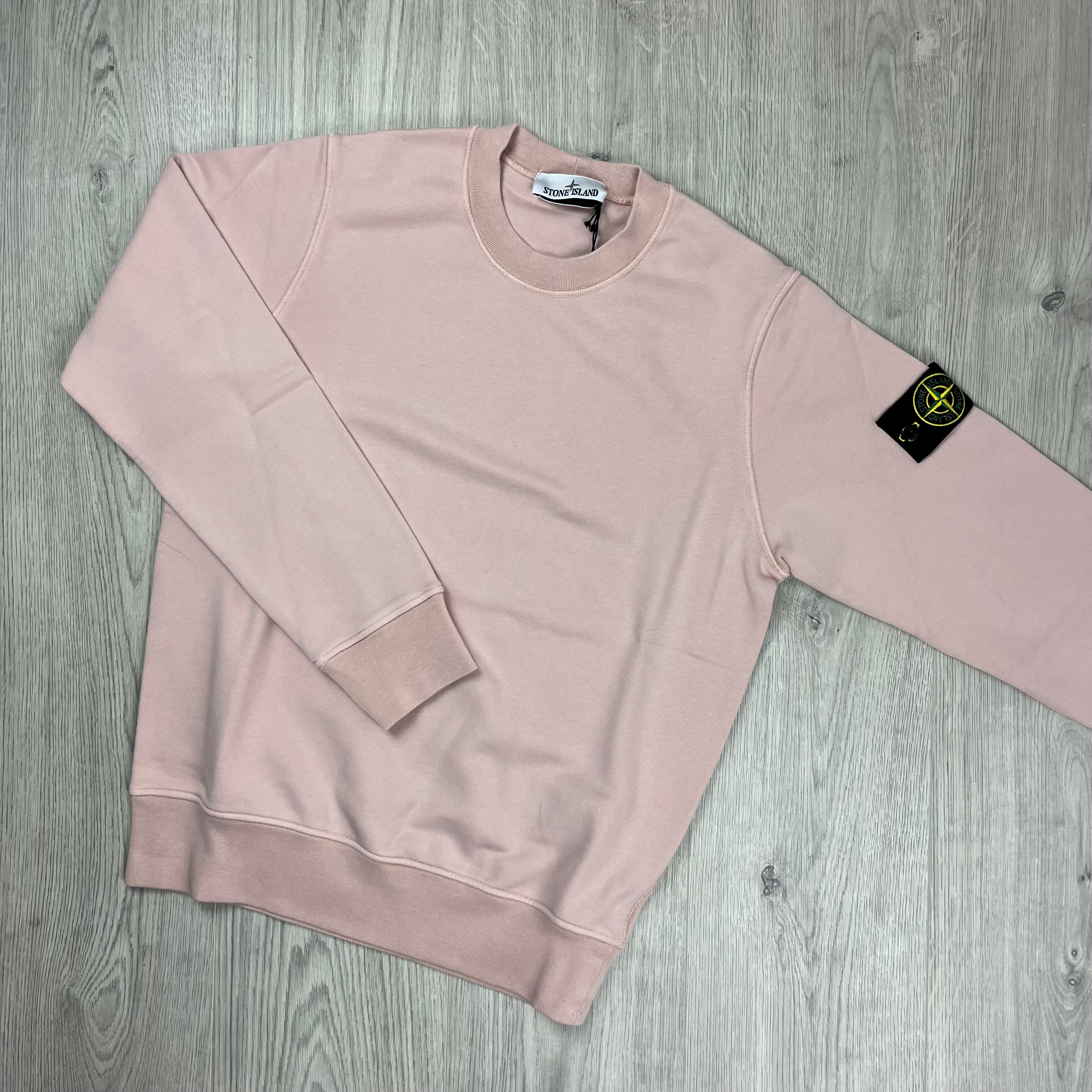 Stone Island Dyed Sweatshirt - Rose