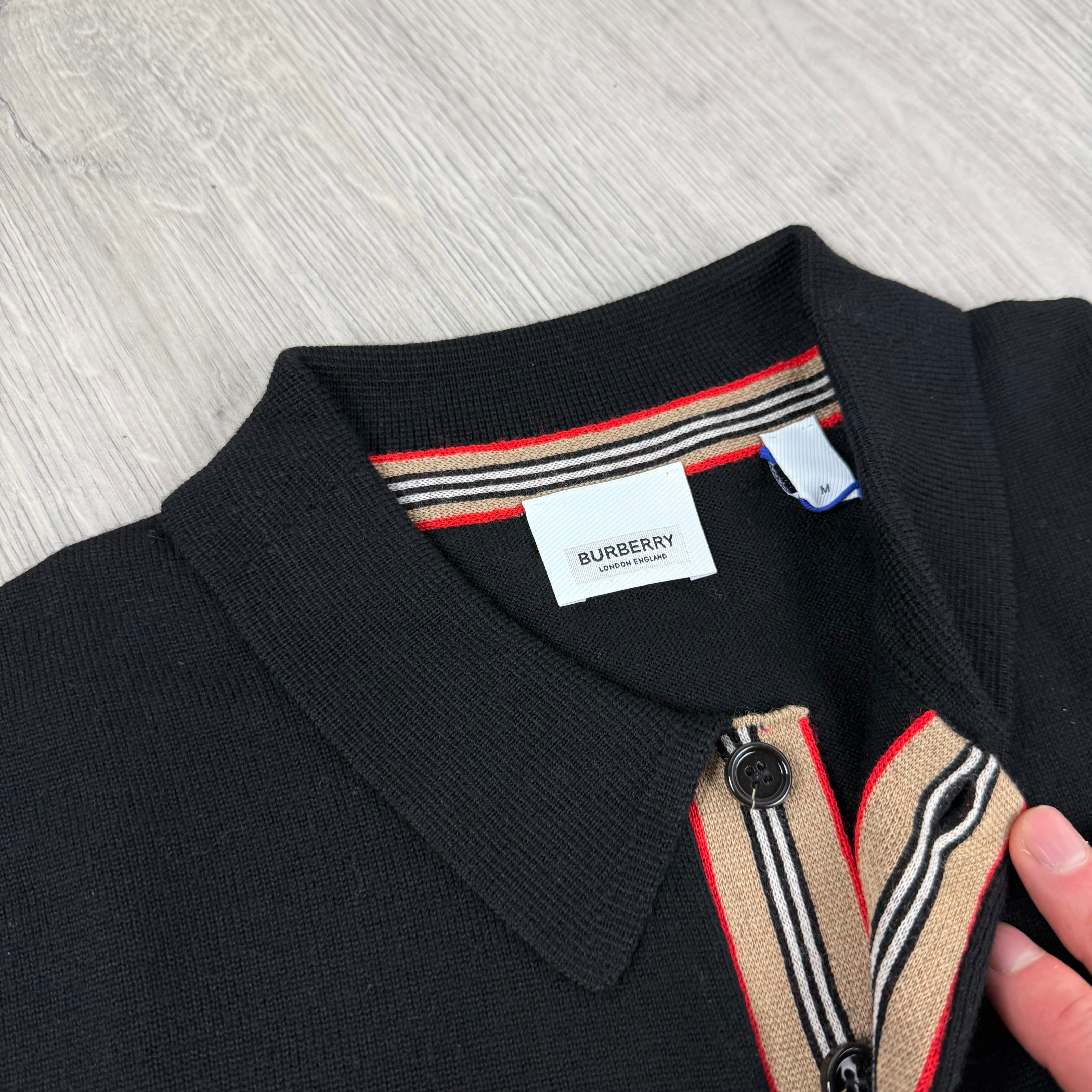 BURBERRY LONDON knit polo sweater ポロニット Burberry Men's Embroidered EKD Knit Polo Shirt | Neiman Marcus