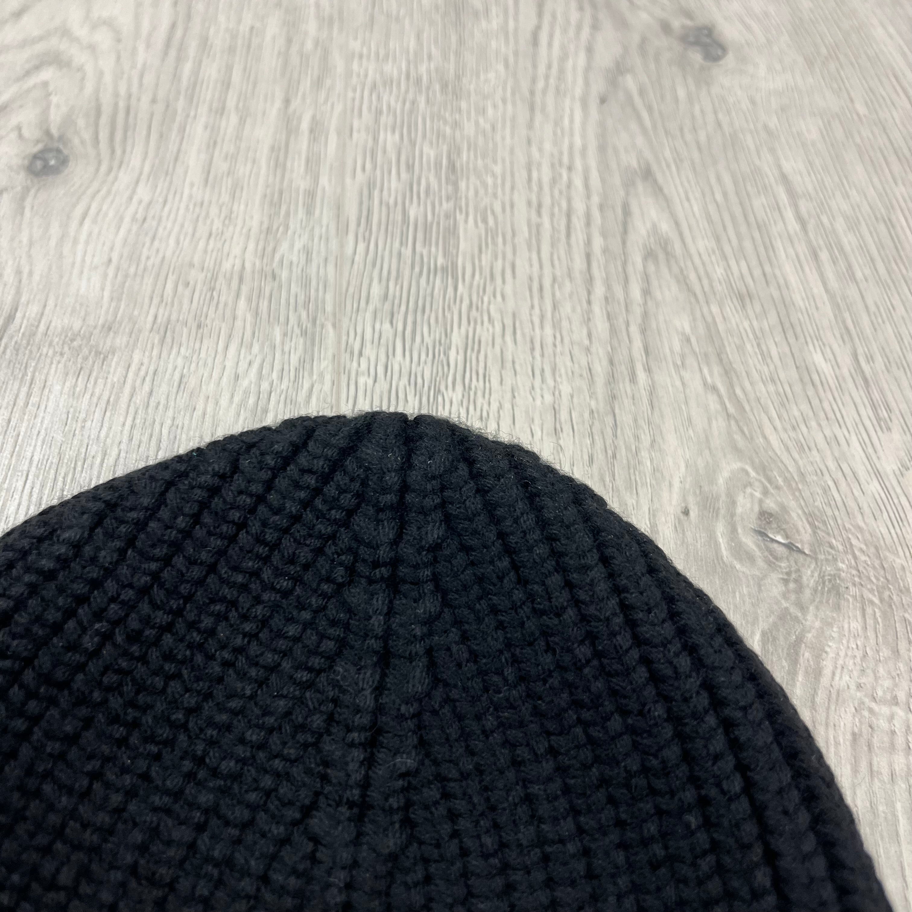 Off-White Arrow Beanie in Black. On sale at Open Attire.