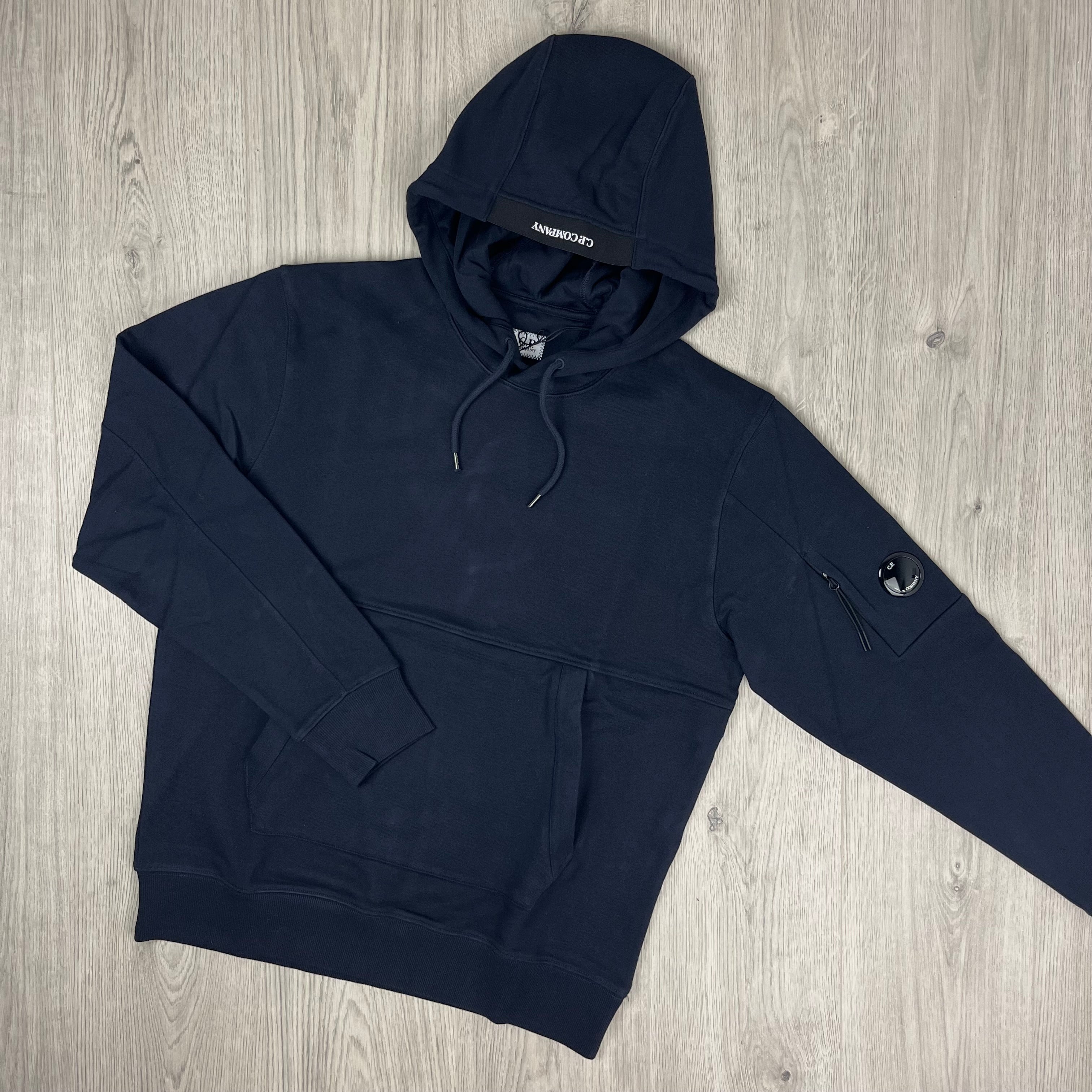 CP Company | Men's Raised Fleece Hoodie | Navy | Outlet Sale