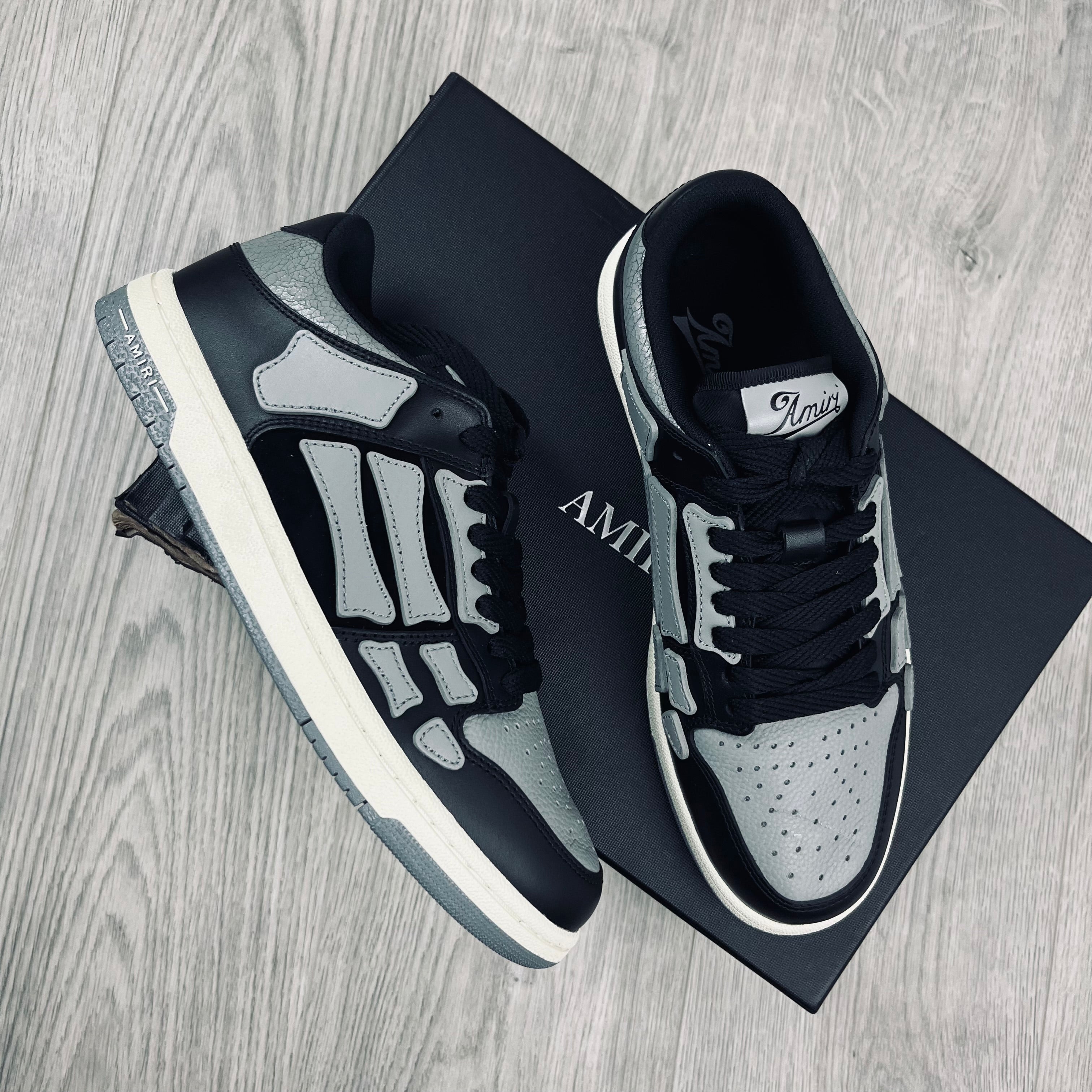 Amiri Skel Low Sneakers - Asphalt