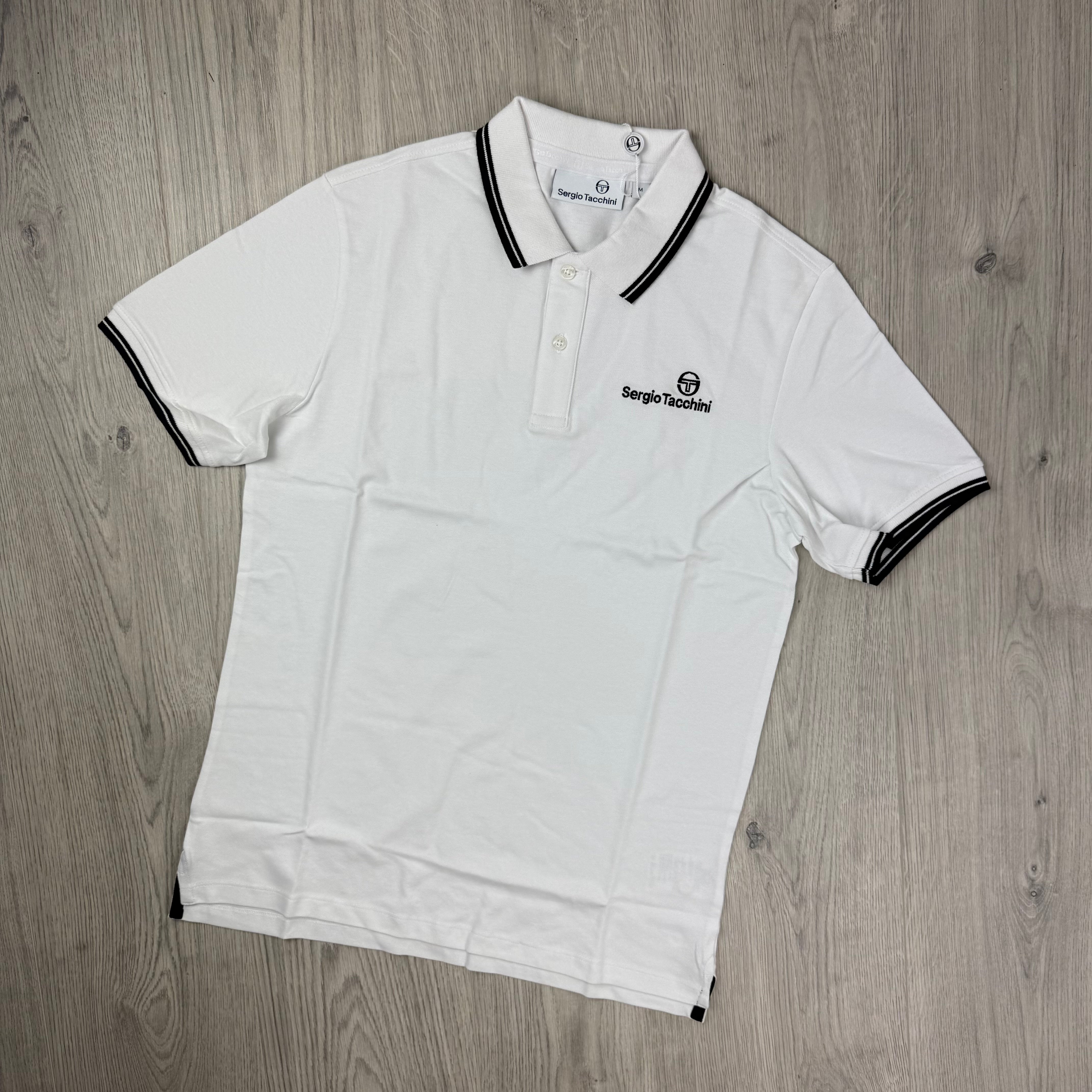 Sergio Tacchini 'Reed Co' Polo Shirt - White