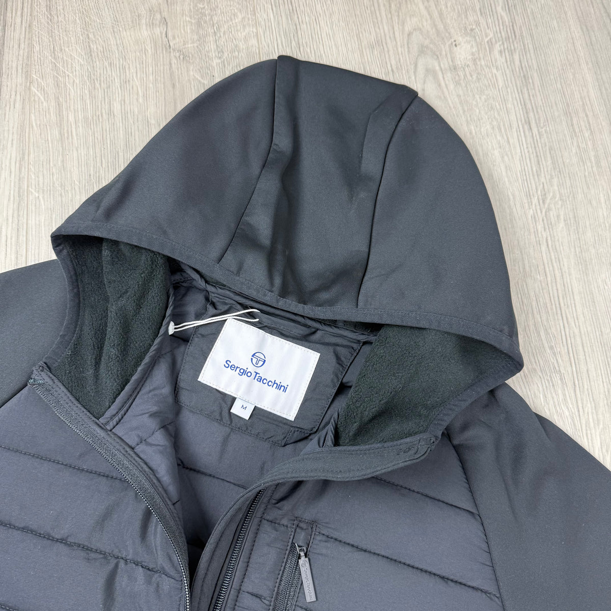 Sergio Tacchini 'Esperto' Hybrid Jacket - Black