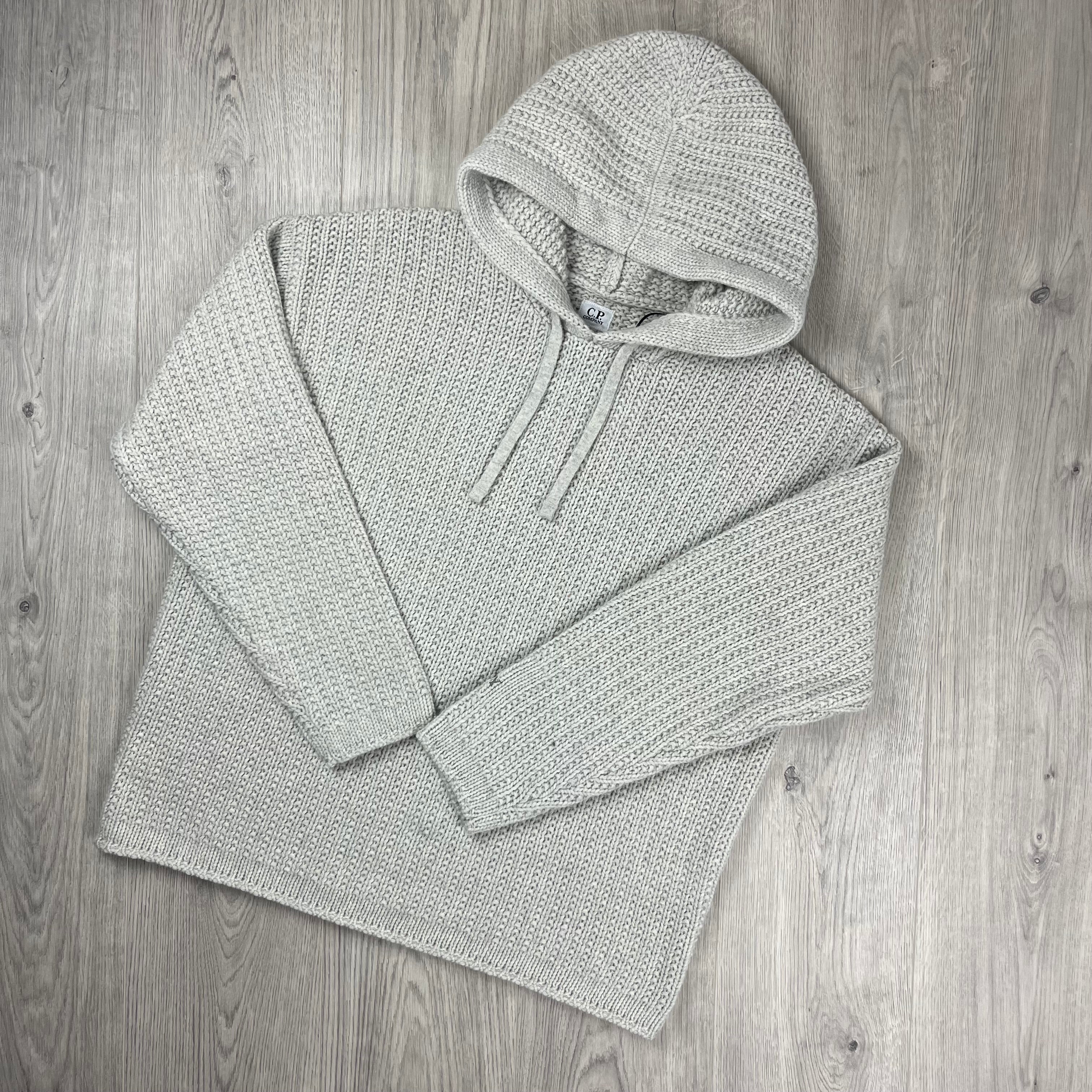 CP Company Knit Hoodie - Grey
