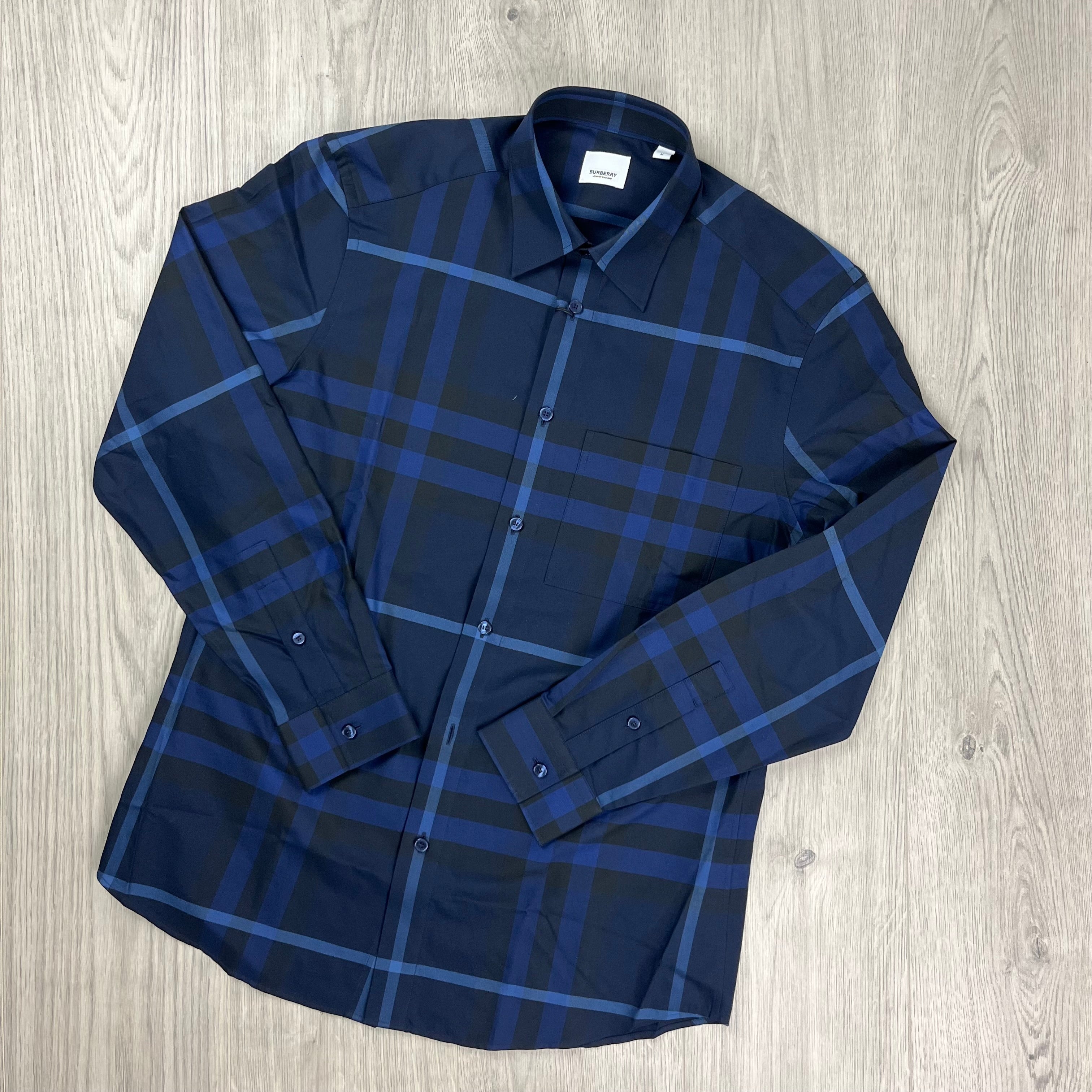 Burberry on sale London Cornflower Blue Shirt SM