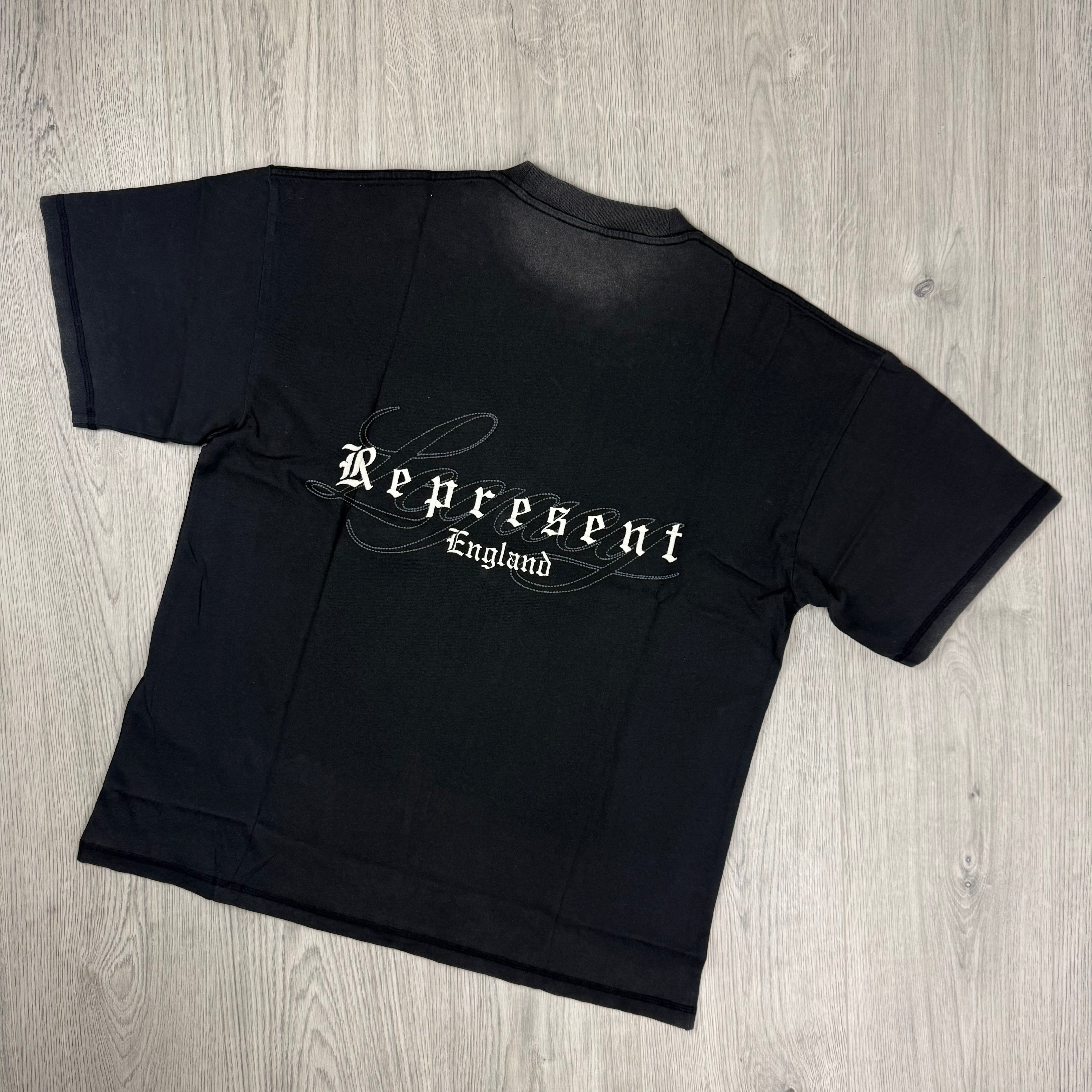 Represent | Men's Legacy England T-Shirt | Black | Outlet Sale